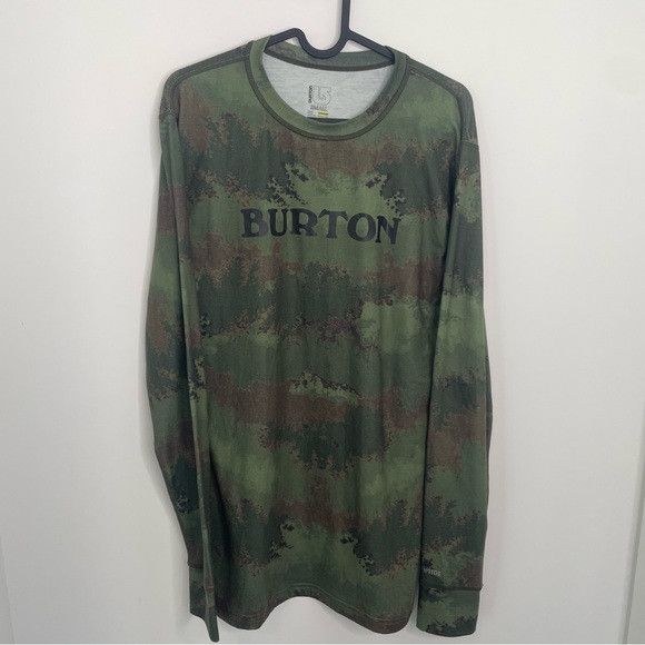 Burton Burton Dryride Midweight Longsleeve Oil Camo Small Size US S / EU 44-46 / 1 - 2 Thumbnail