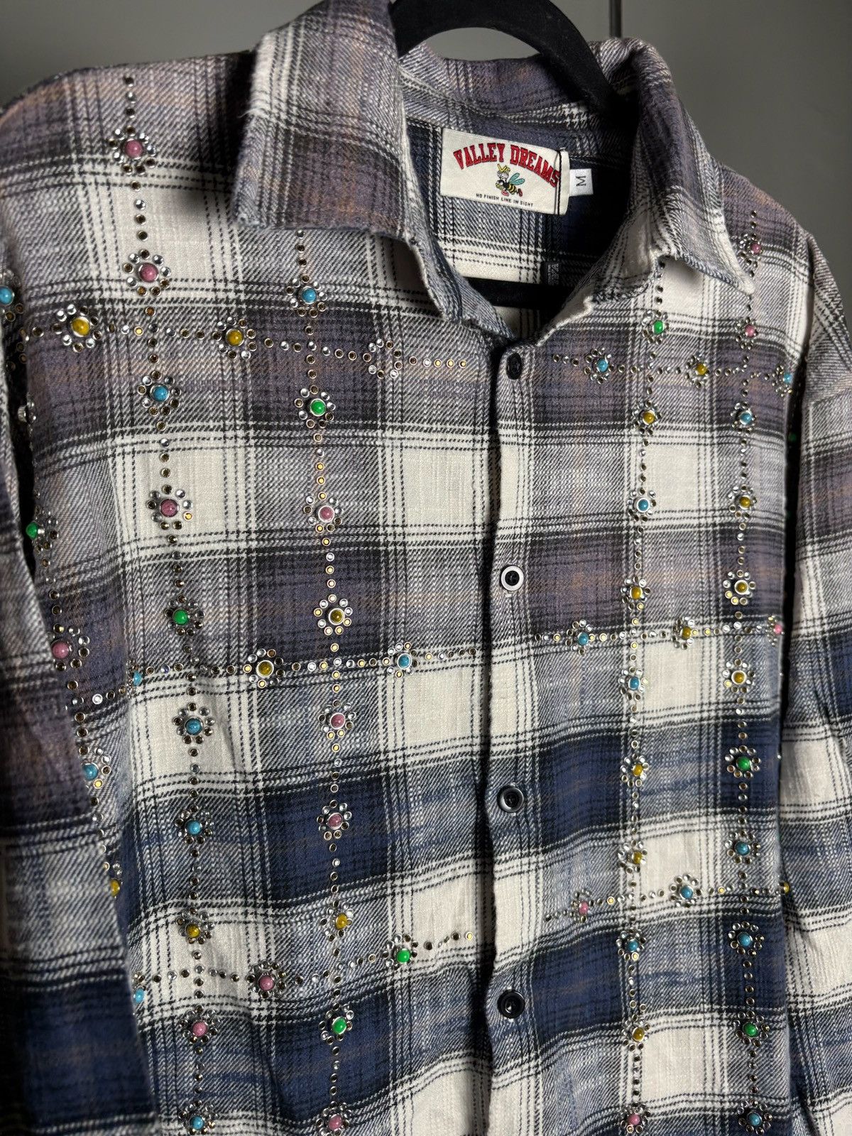 Vale Vale Forever Sky Gems Flannel 'Navy' Size US M / EU 48-50 / 2 - 4 Thumbnail