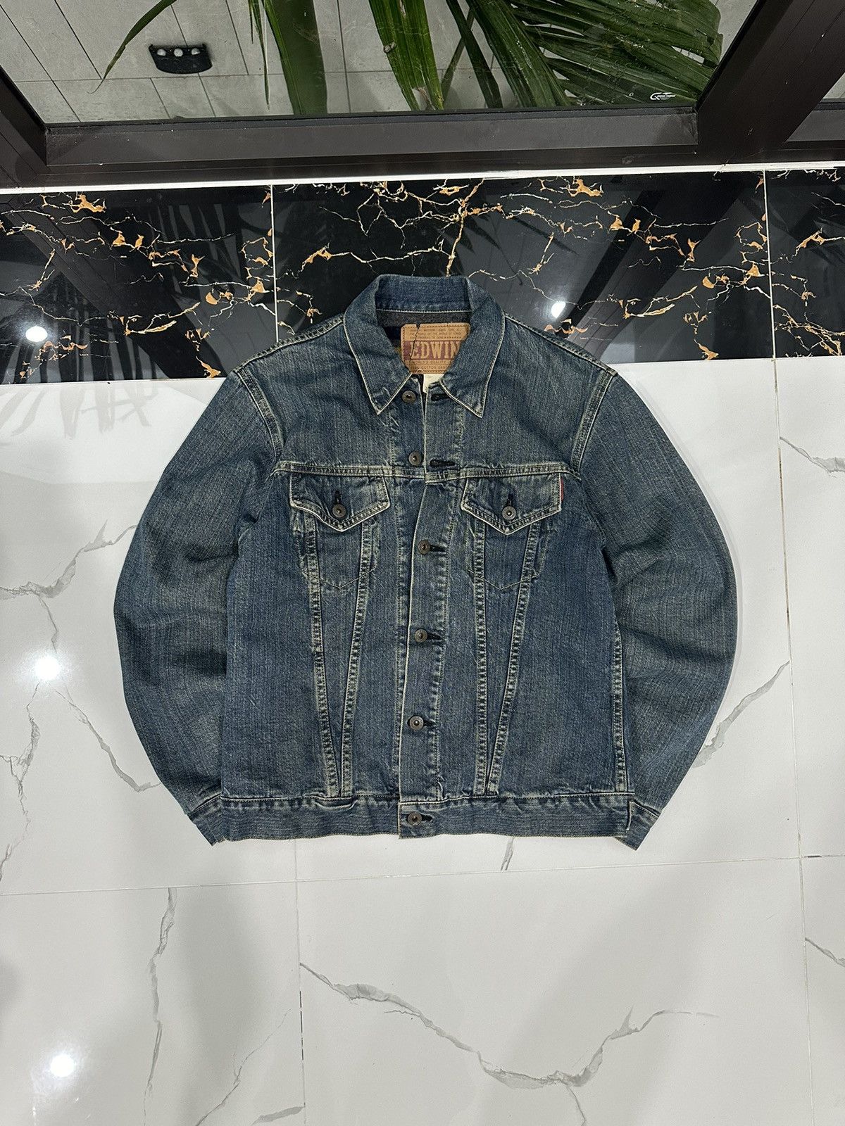 Edwin × Vintage EDWIN VINTAGE ARCHIVAL DENIM STREETWEAR JACKET Size US M / EU 48-50 / 2 - 3 Thumbnail