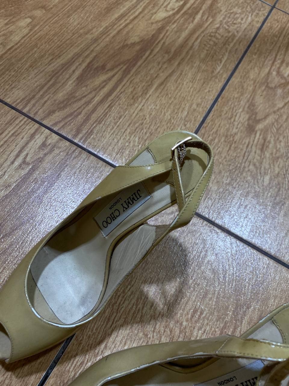 Jimmy Choo Heels Jimmy Choo vintage streewear Y2K luxury beige Size US 5 / IT 35 - 3 Thumbnail