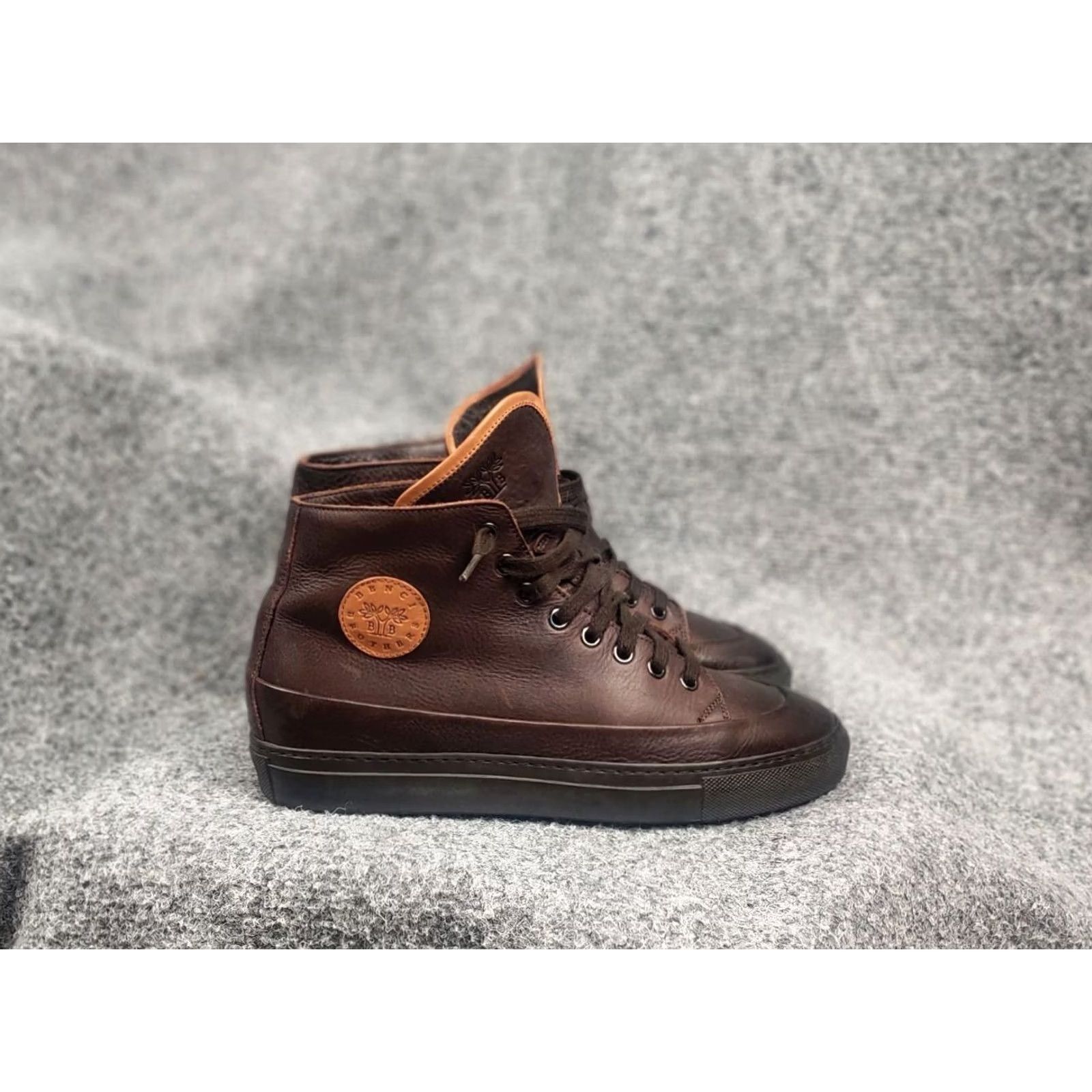 Vintage Benci Brothers scrambler Fur-lined brown Italian leather boots Sneakers - Boots - 8 - Brown - Fur - Leather - Italy - Vintage No - Women - Sneakers Size US 8 / IT 38 - 5 Thumbnail