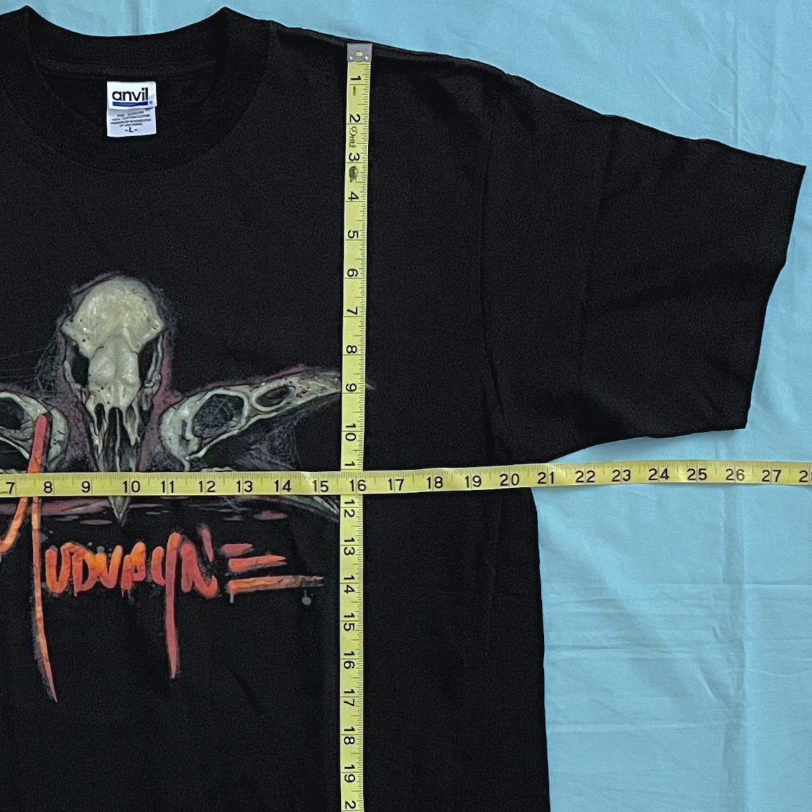 Vintage Vintage Mudvayne Crow Tri-Skull w/ Logo Back 03 Size US L / EU 52-54 / 3 - 7 Thumbnail