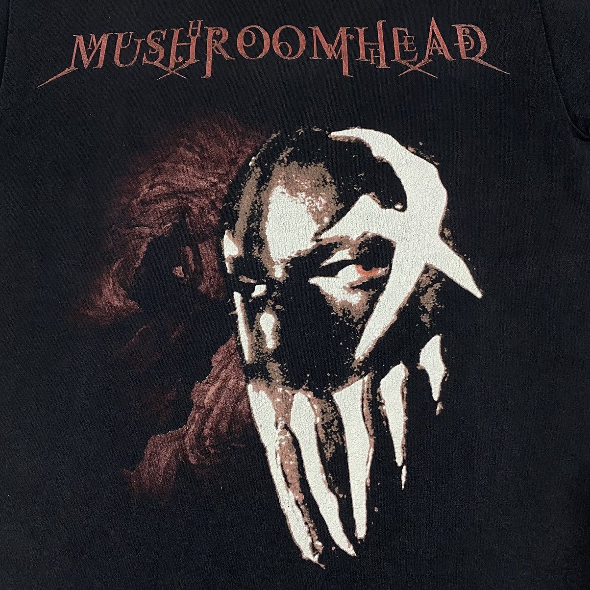 Band Tees × Vintage Distressed vintage Y2K metal band mushroomhead back hit Size US S / EU 44-46 / 1 - 3 Thumbnail