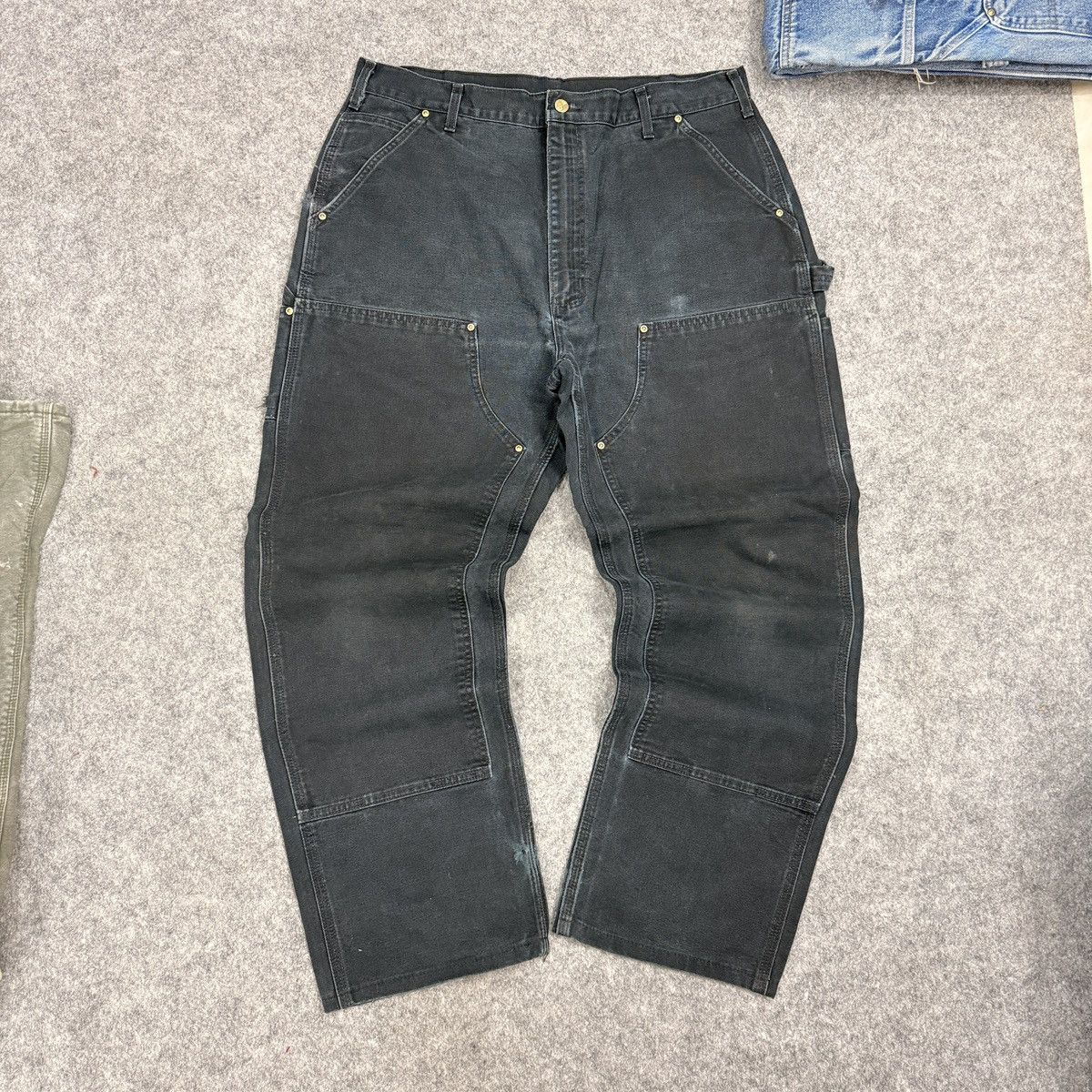 Carhartt Vintage Carhartt B01 BLK Double Knee Denim Size US 38 / EU 54 - 1 Thumbnail