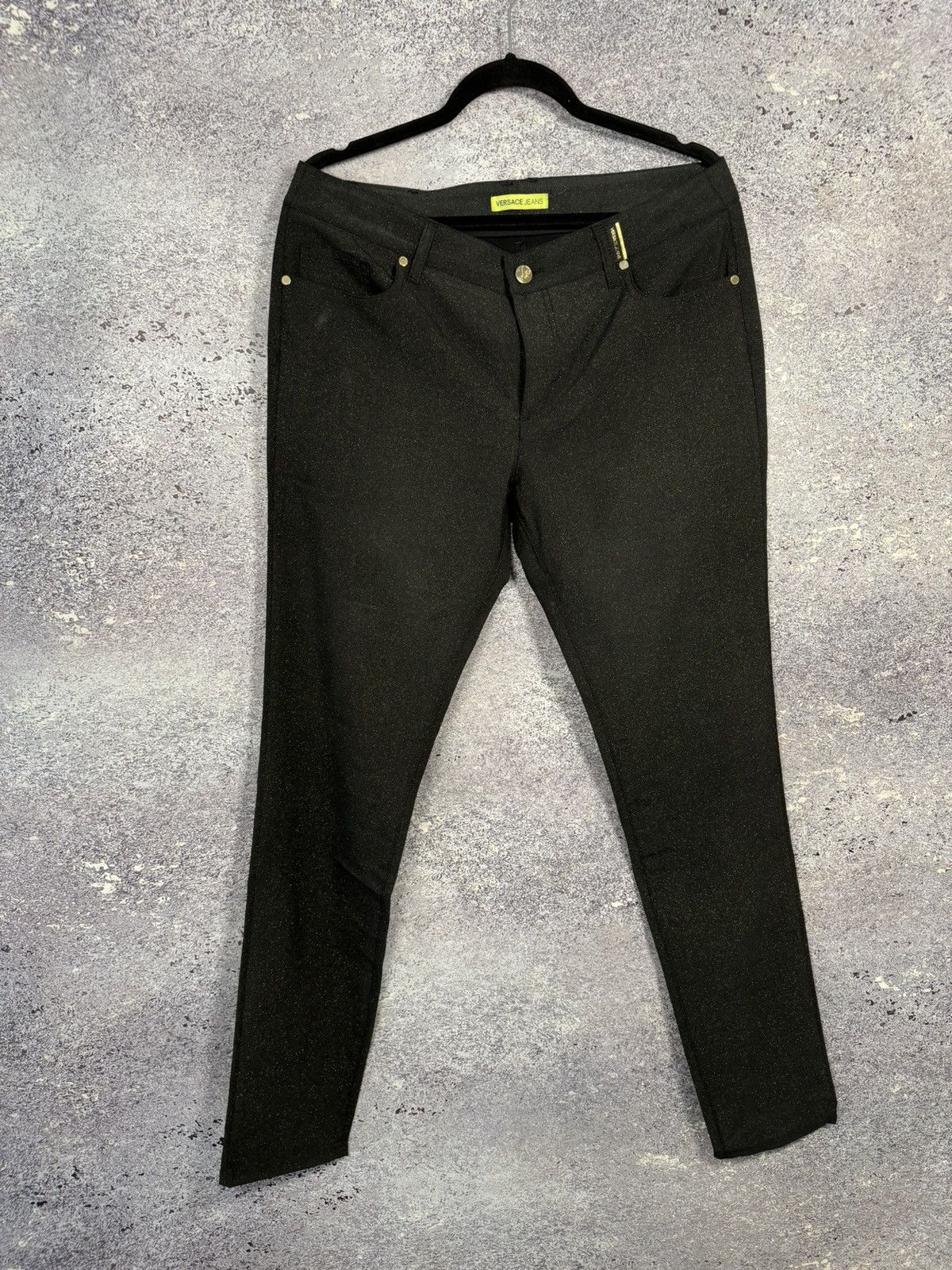 Versace Versace Jeans woman pants with silver y2k oldmoney Size 32" / US 10 / IT 46 - 1 Thumbnail