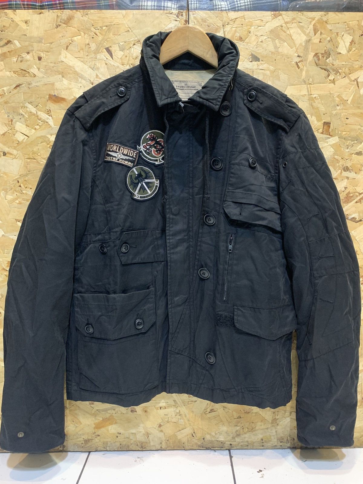 If Six Was Nine × Japanese Brand × Le Grande Bleu (L.G.B.) 291295 homme reconstructed military jacket Size US M / EU 48-50 / 2 - 3 Thumbnail