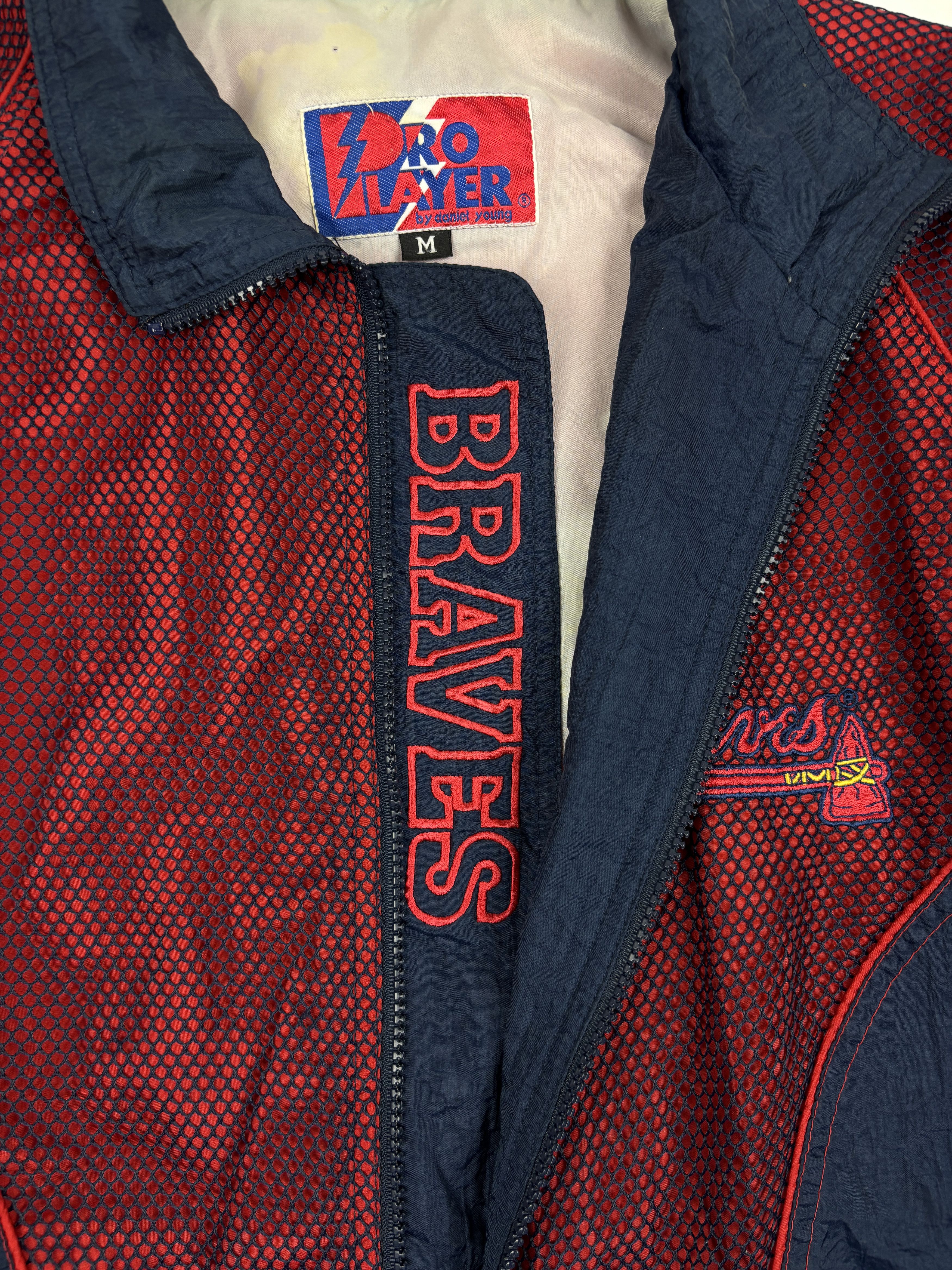 Pro Player Vintage Atlanta Braves Pro Player MLB Windbreaker Jacket Size US M / EU 48-50 / 2 - 4 Thumbnail