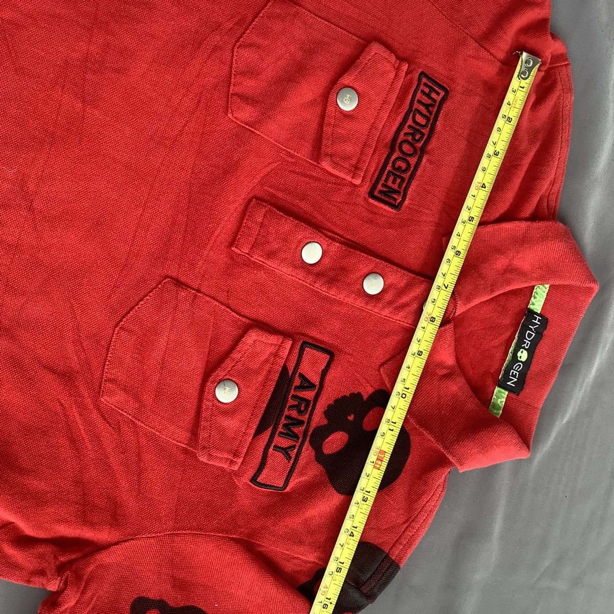 HYDROGEN Hydrogen Y2K Skull Polo Shirt Like If6w9 Style Size US L / EU 52-54 / 3 - 12 Thumbnail