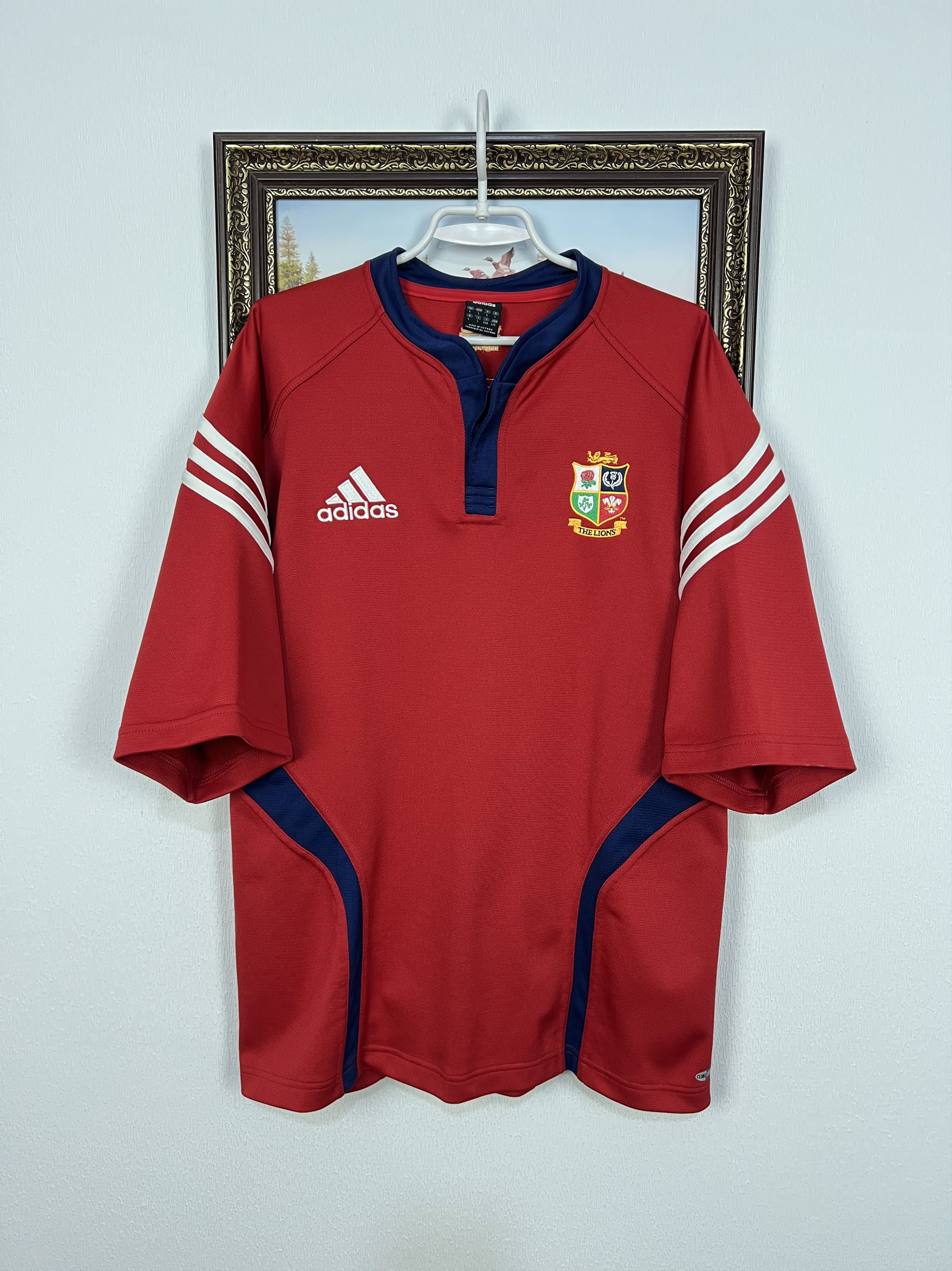 Adidas Vintage Adidas 2005 British and Irish Lions Rugby Jersey Size US L / EU 52-54 / 3 - 1 Thumbnail