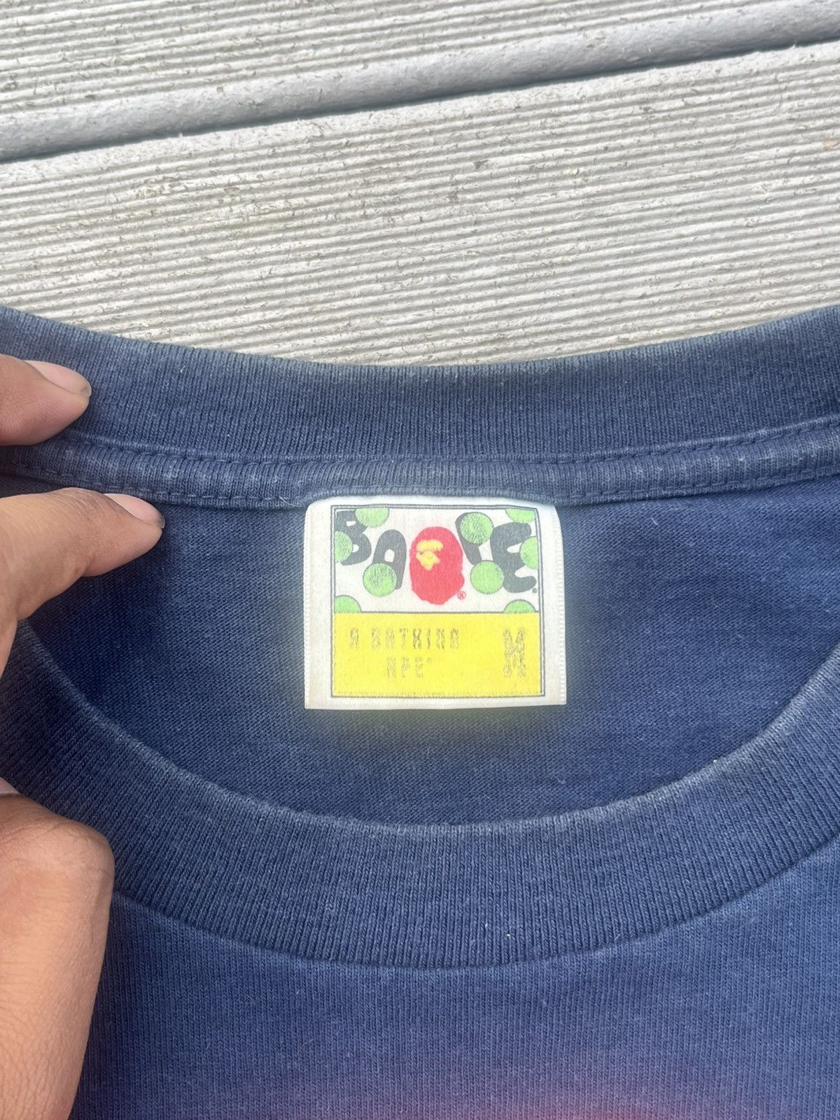 Bape Bape neon ape head tee Size US M / EU 48-50 / 2 - 2 Thumbnail