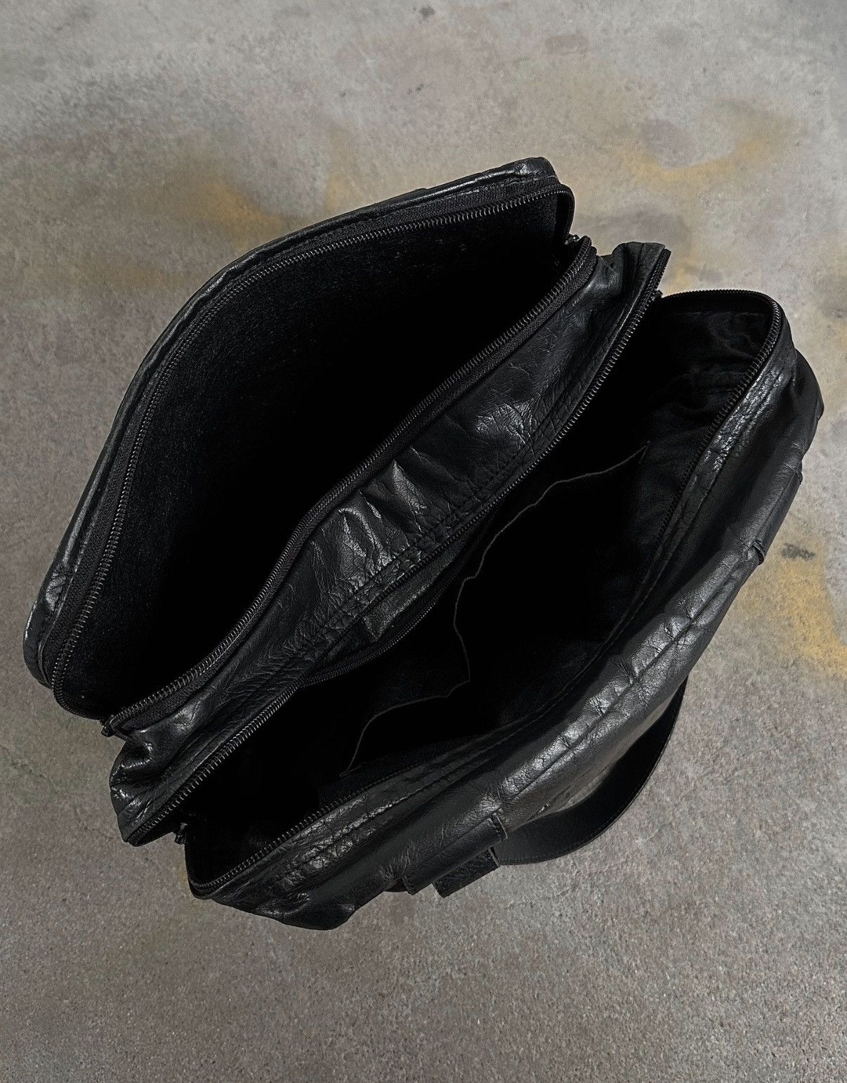 Yohji Yamamoto Yohji Yamamoto Y's Vintage Leather Hand Tote Bag K7 Size ONE SIZE - 3 Thumbnail
