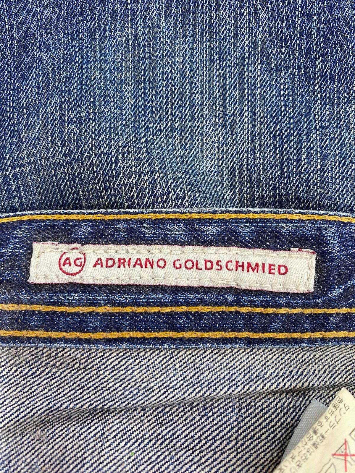 AG Adriano Goldschmied Adriano Goldschmied Ripped Faded Style Straight Cut Jeans Size US 30 / EU 46 - 12 Thumbnail