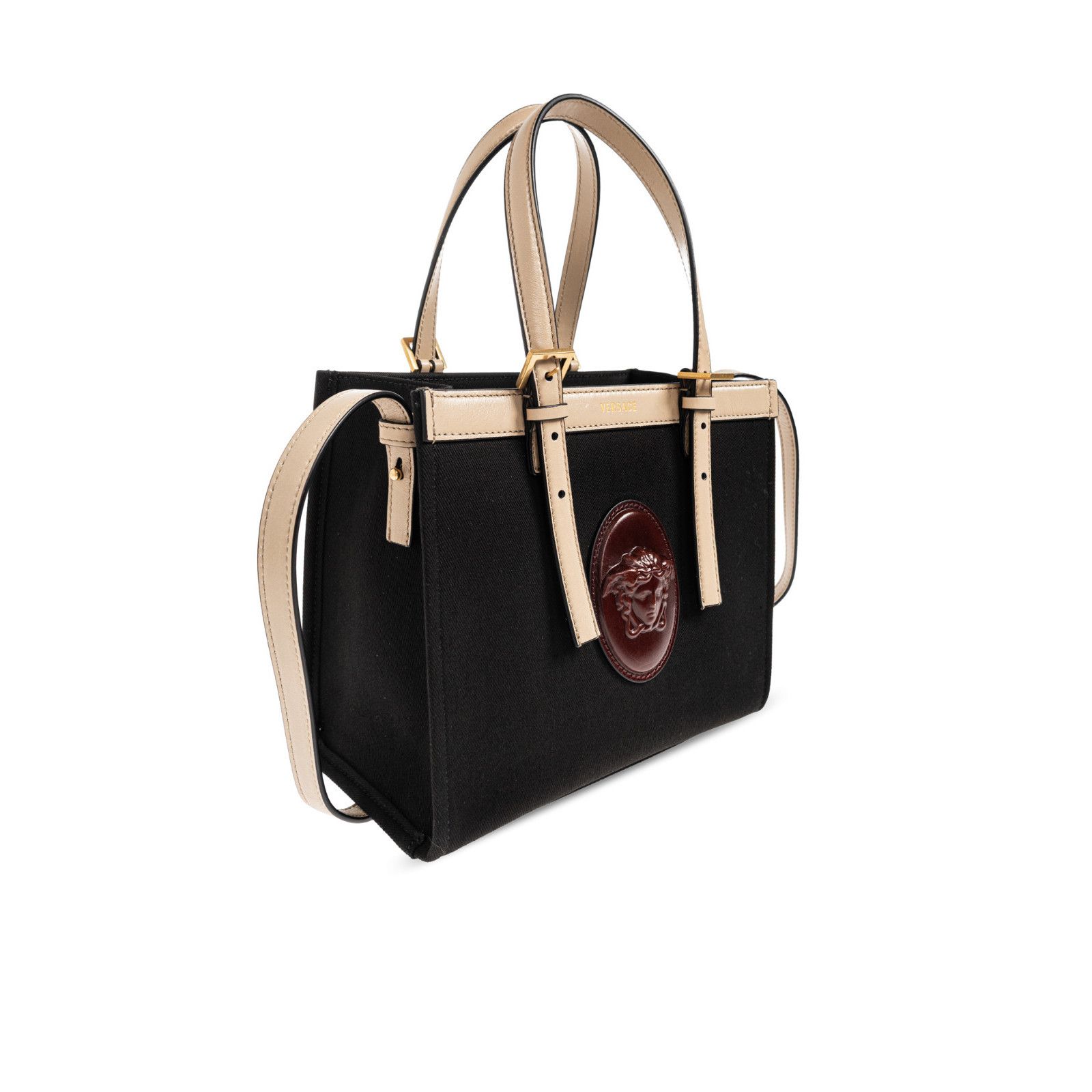 Versace VERSACE Riviere Mini Black Top Bag New & Authentic Size ONE SIZE - 3 Thumbnail