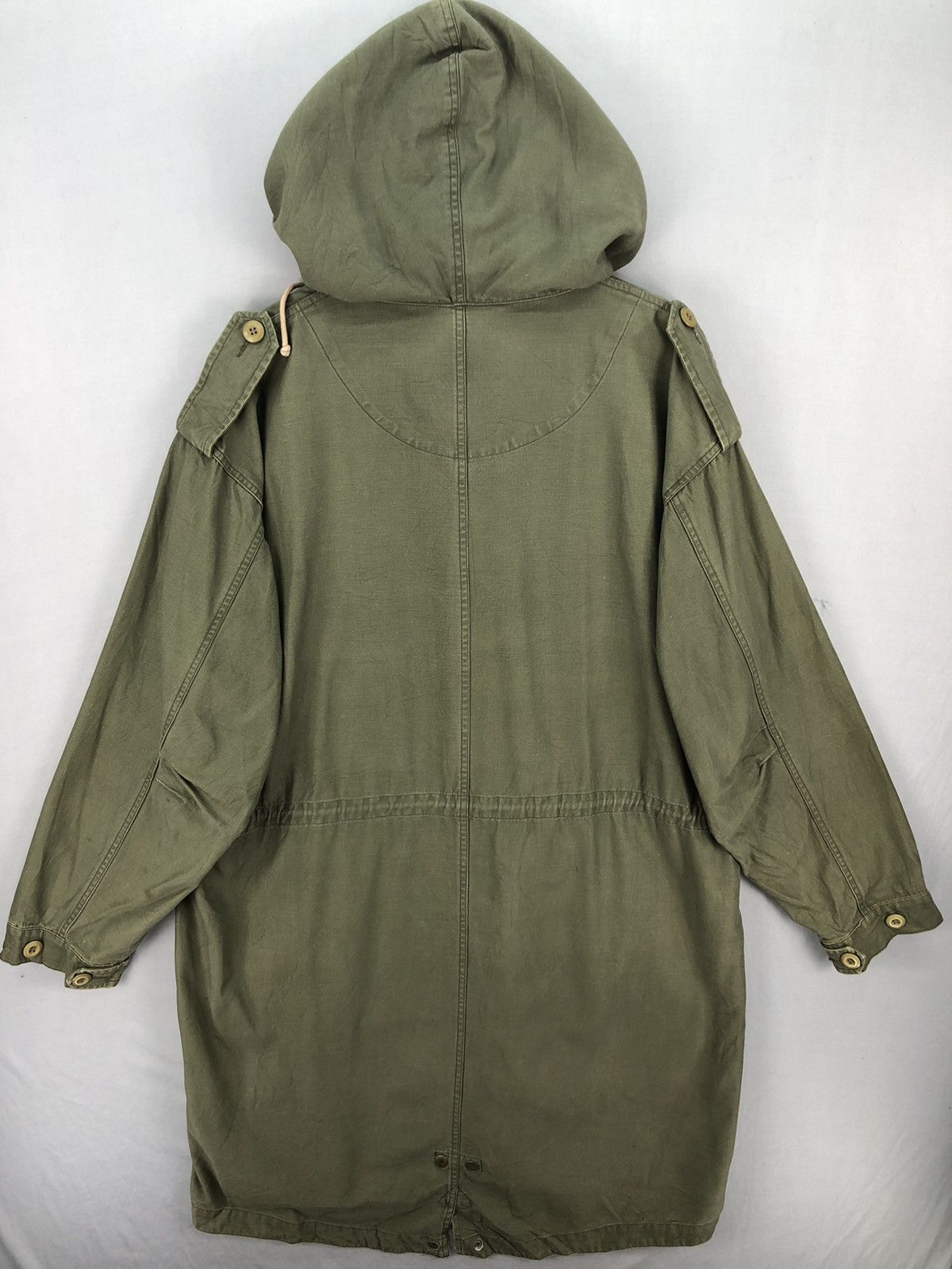 Japanese Brand × Vintage Vintage Military Dog House Olive Green Parka Jacket Size US L / EU 52-54 / 3 - 10 Thumbnail
