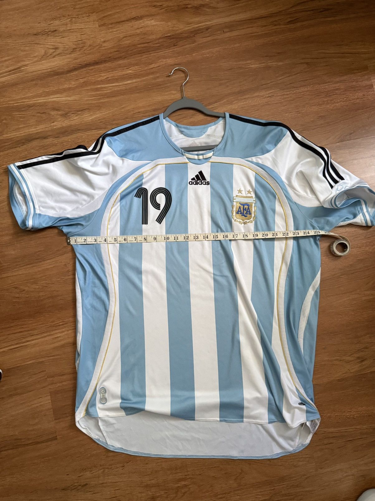 Adidas Adidas Argentina messi jersey 2006 World cup Size US XXL / EU 58 / 5 - 5 Thumbnail