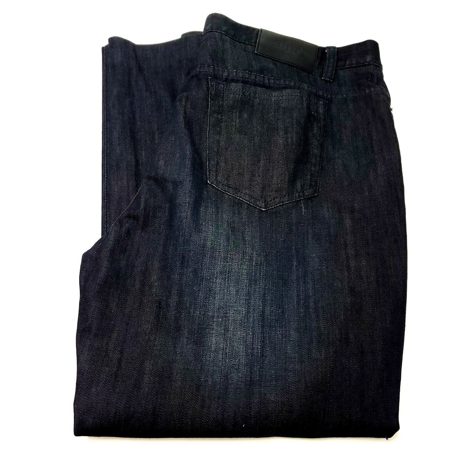 Pronto Uomo Pronto Uomo Blue Jeans Cotton Dark Indigo Gray 41/29 High Ri Size US 41 - 1 Thumbnail
