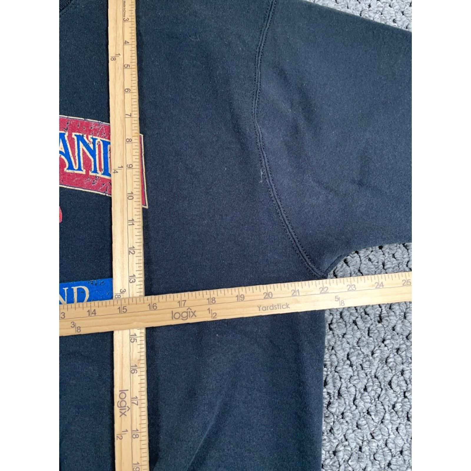 Pro Player VINTAGE Pro-Player Sweatshirt Black Graphic Print 50-50 Heavyweight Adult Large Men Bailey Island New England 90s Nautical City Retro Crew Neck Size US L / EU 52-54 / 3 - 6 Thumbnail