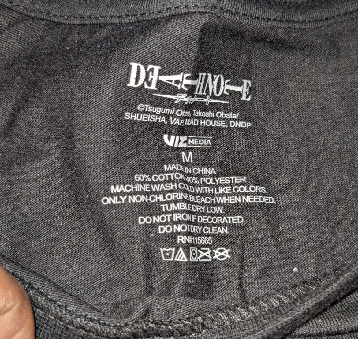 Other DEATH NOTE LIGHT YAGAMI & RYUK TSHIRT OFFICIALLY LICENSED Size US M / EU 48-50 / 2 - 3 Thumbnail