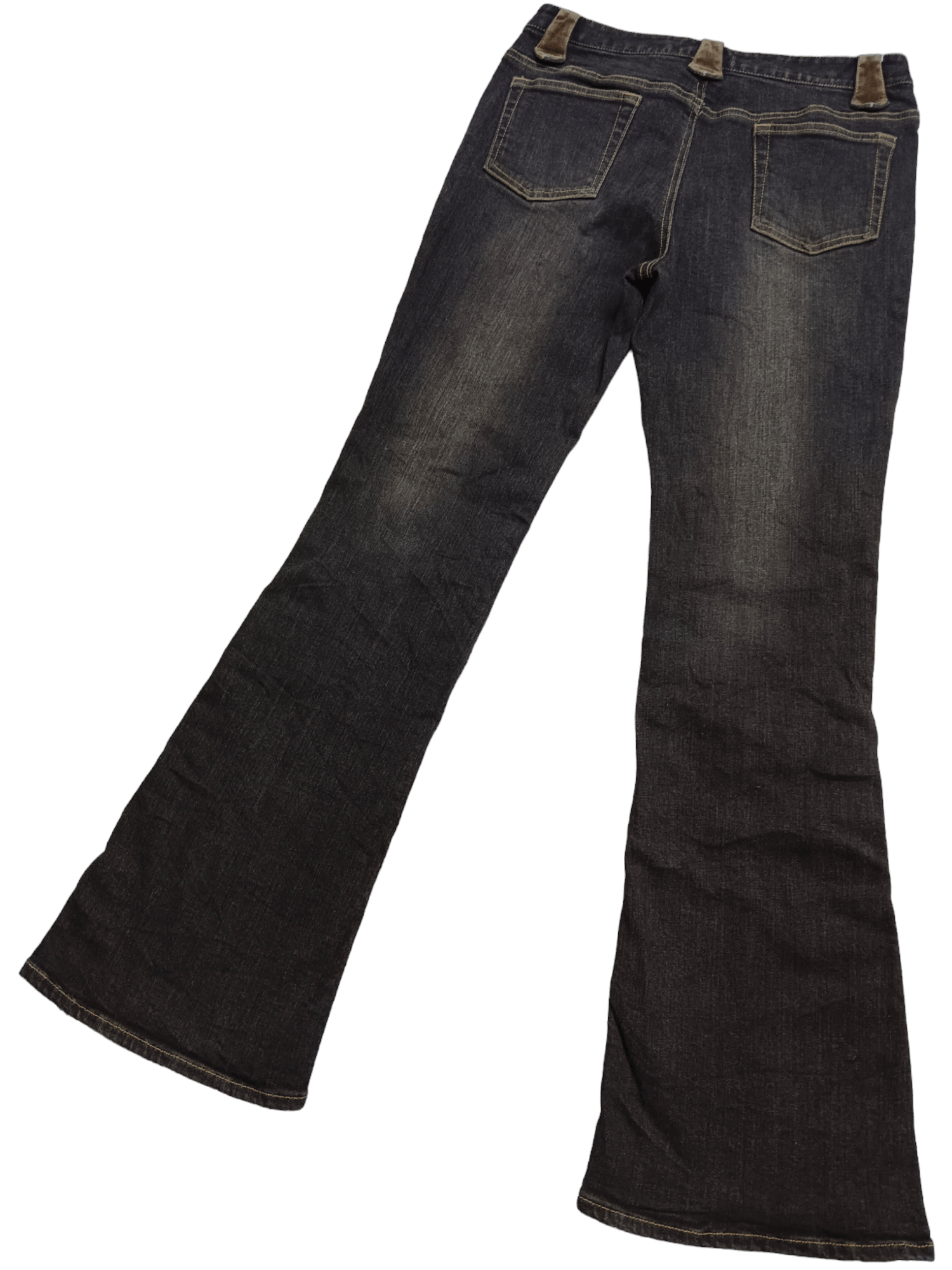 If Six Was Nine Oririn Low Rise Skinny Punk Flare Jeans Size US 28 / EU 44 - 6 Thumbnail
