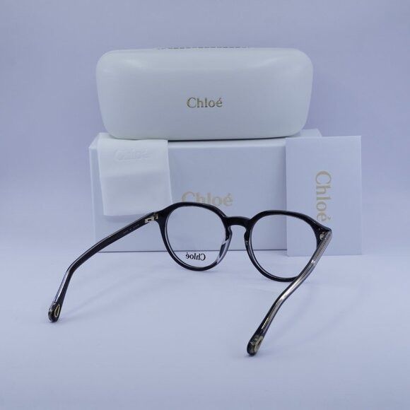 Chloe 🕶️ New Chloe CH0012O 007 Eyeglasses - Black Frame 50mm Size ONE SIZE - 11 Thumbnail