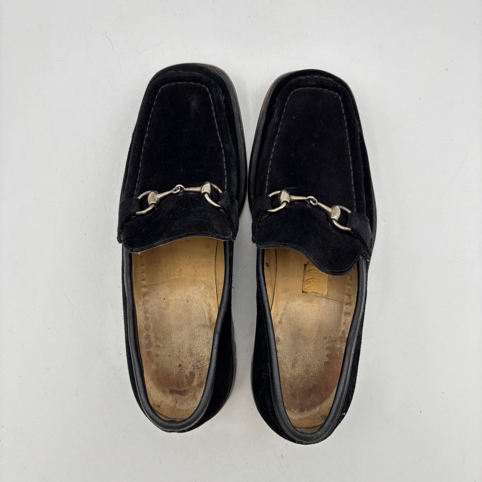 Gucci Vintage Gucci Tom Ford Era Suede Horsebit Loafers Men's 8 D Size US 8 / EU 41 - 6 Thumbnail