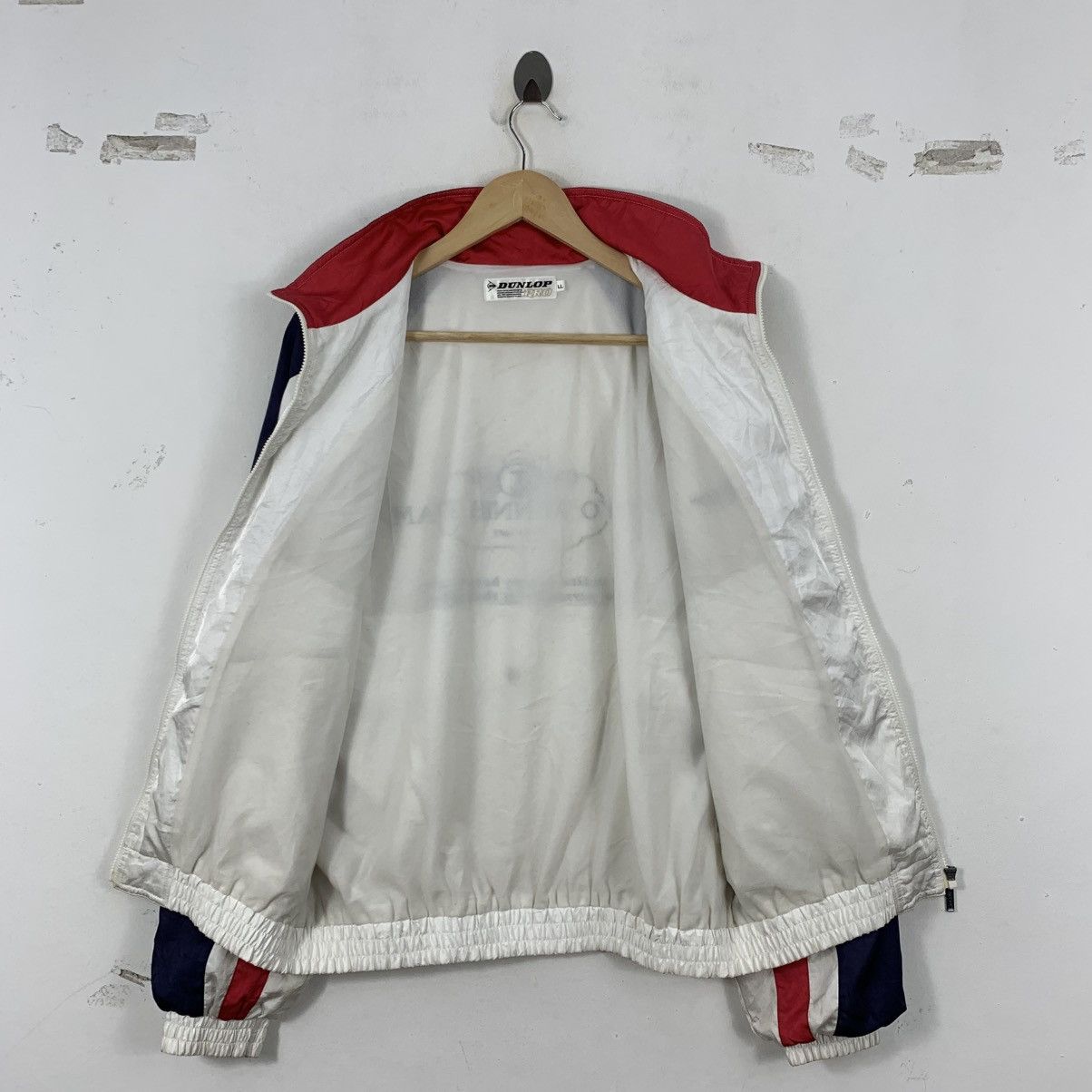 Dunlop Vintage TOYO TENNIS TEAM By Dunlop Windbreaker Light Jacket Size US L / EU 52-54 / 3 - 3 Thumbnail