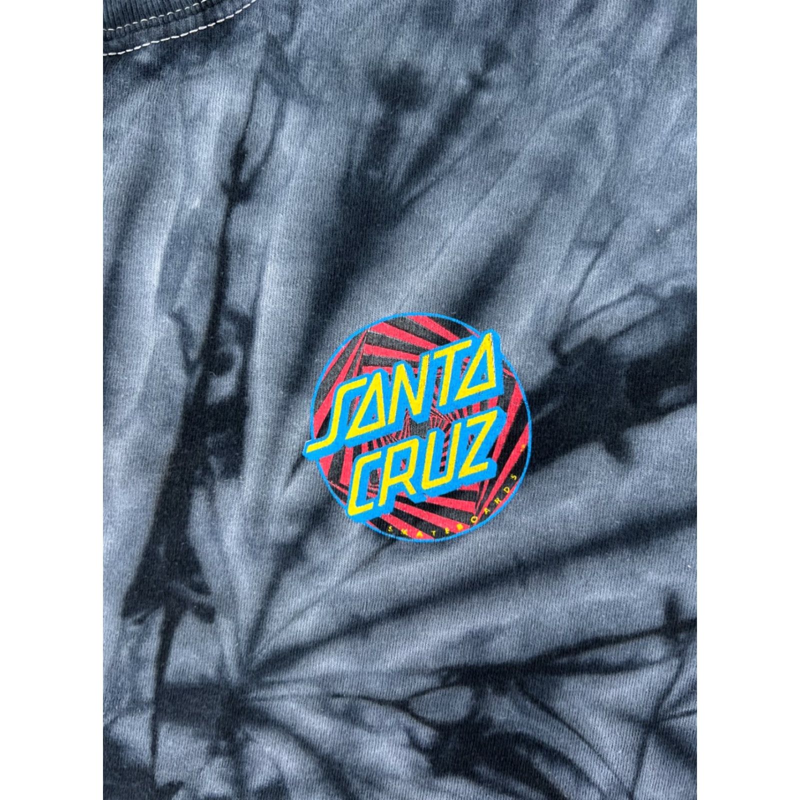 Vintage Santa Cruz Shirt Mens Small Gray Black Tie Dye Short Sleeve Crew Neck Skate Shirt Mens Small Gray Black Tie Dye Crew Neck Skate Santa Cruz Shirts Size US S / EU 44-46 / 1 - 3 Thumbnail