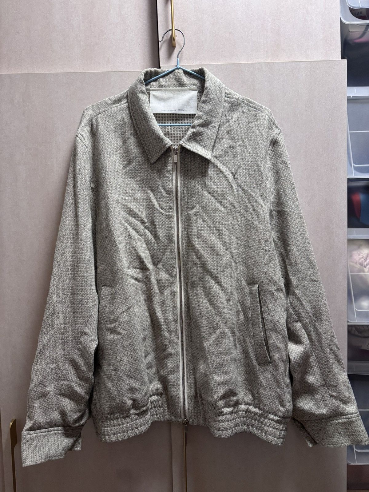 Other Nonnotte Geometric Draping Zip Up Blouson Size US XL / EU 56 / 4 - 2 Thumbnail