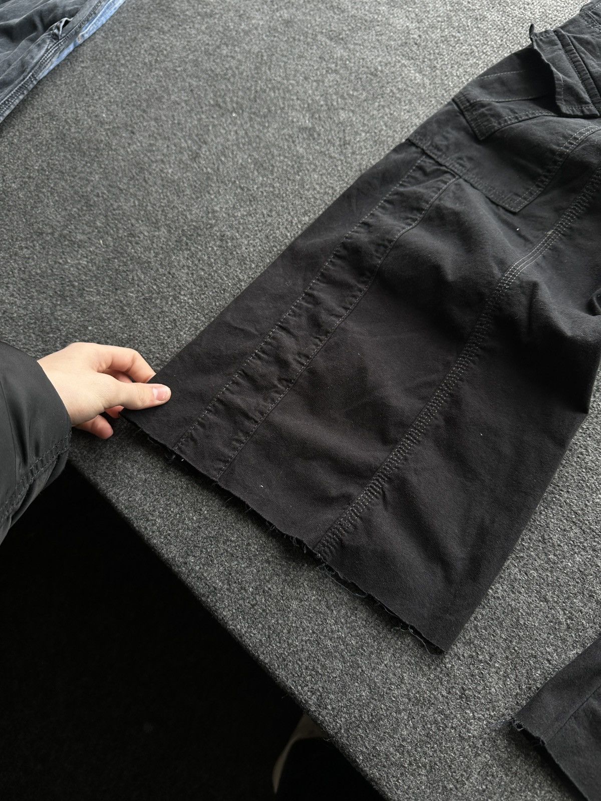 Other 🚨 RARE BLACK CARGO MULTIPOCKET WOMEN PANTS Size 28" / US 6 / IT 42 - 3 Thumbnail