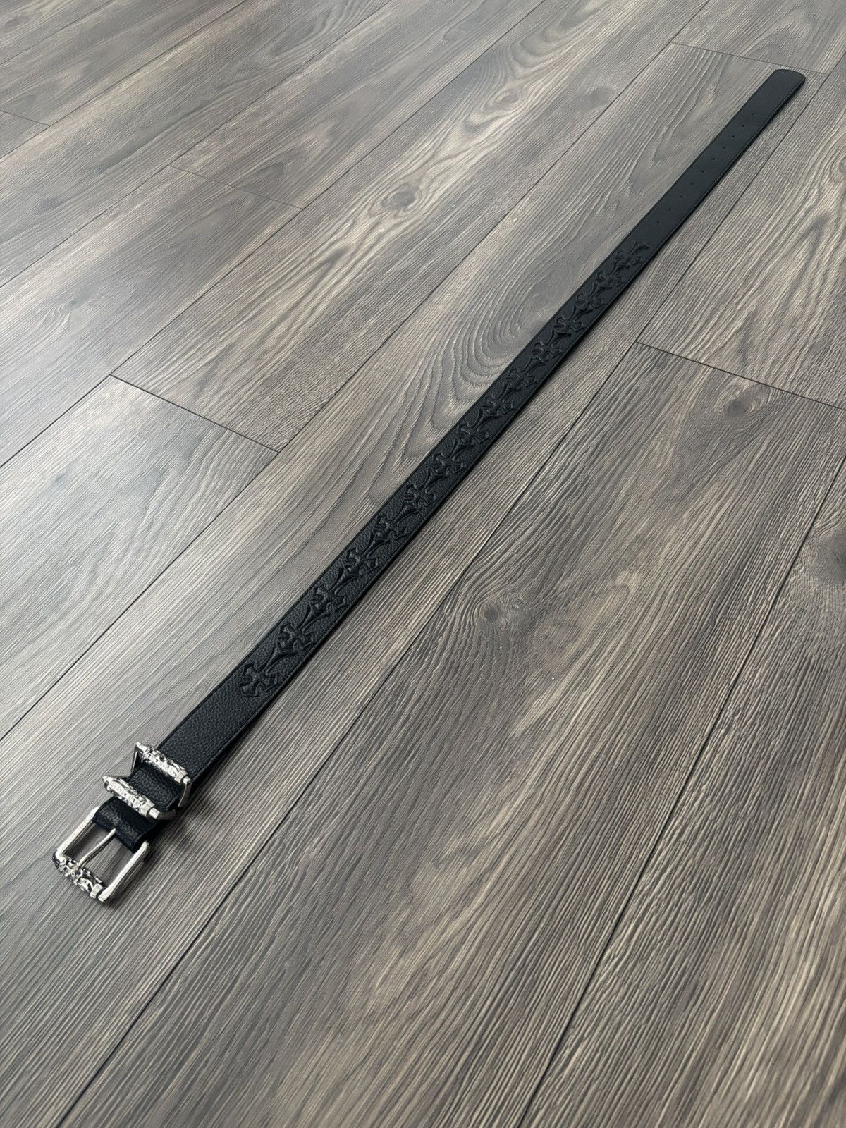 Other Nice black belt with beautiful crosses on it Size 34 - 3 Thumbnail