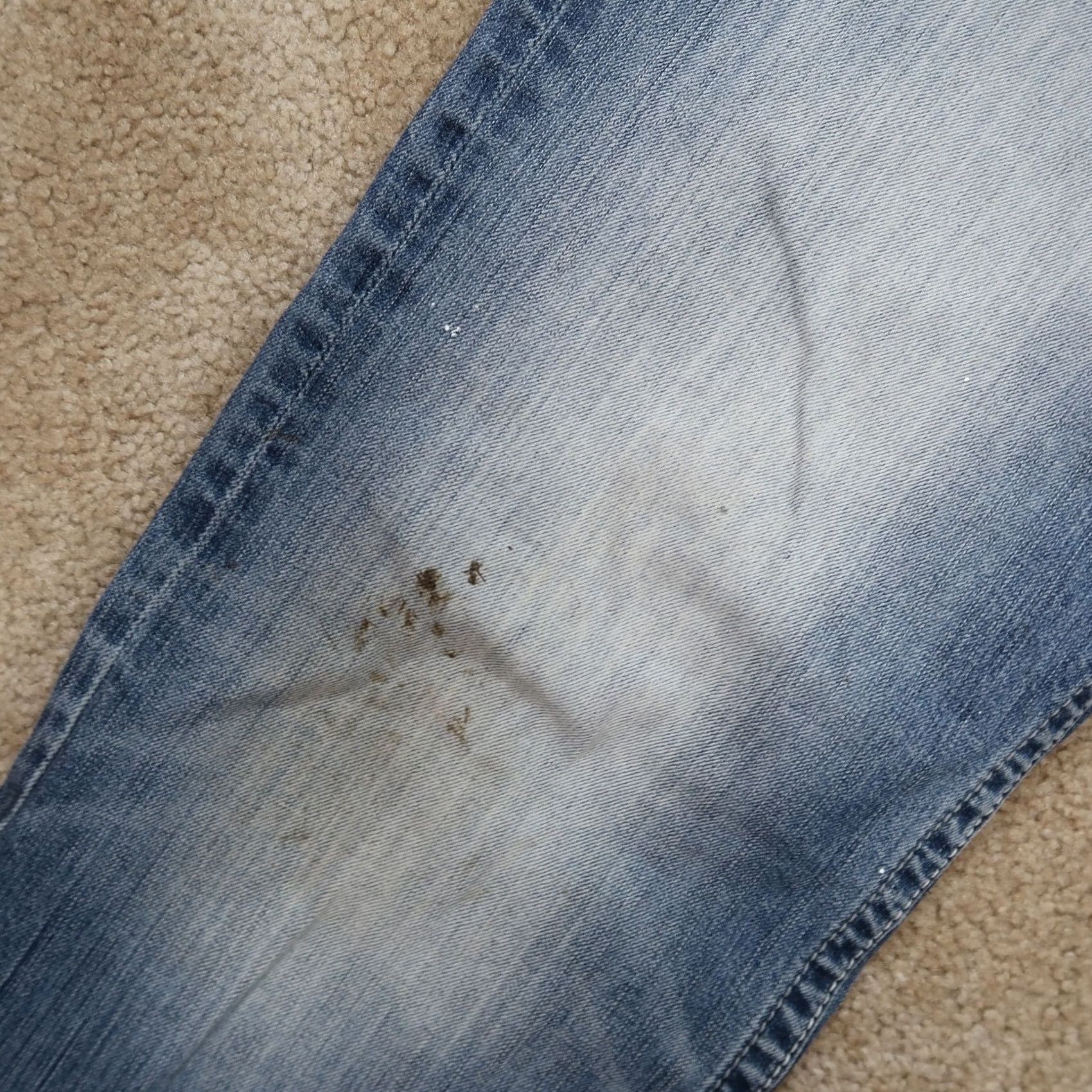 Vintage BKE Buckle Tyler Jeans Men’s 36x31 Blue Denim Distressed Straight Leg 5-Pocket Denim Pants Mens Regular Fit 90s Size US 36 / EU 52 - 3 Thumbnail
