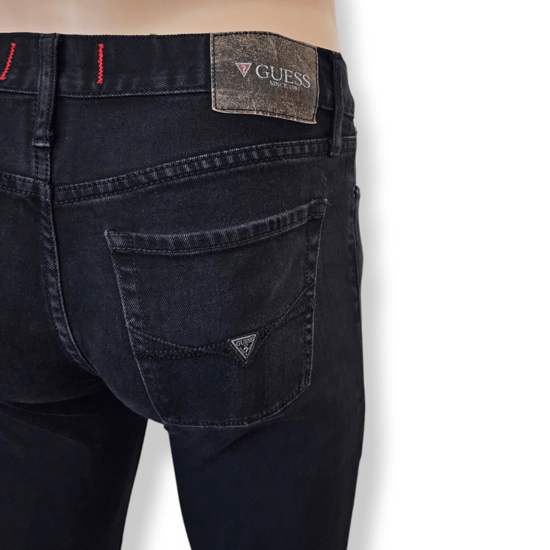 Guess GUESS Black Slim Straight Del Mar Fit Jeans Size 33x32 Size US 33 - 5 Thumbnail