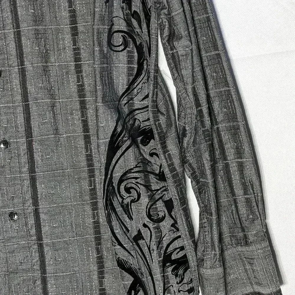 Other 191 Unlimited Graphic striped square Button Down shirt XXL Size US XXL / EU 58 / 5 - 2 Thumbnail