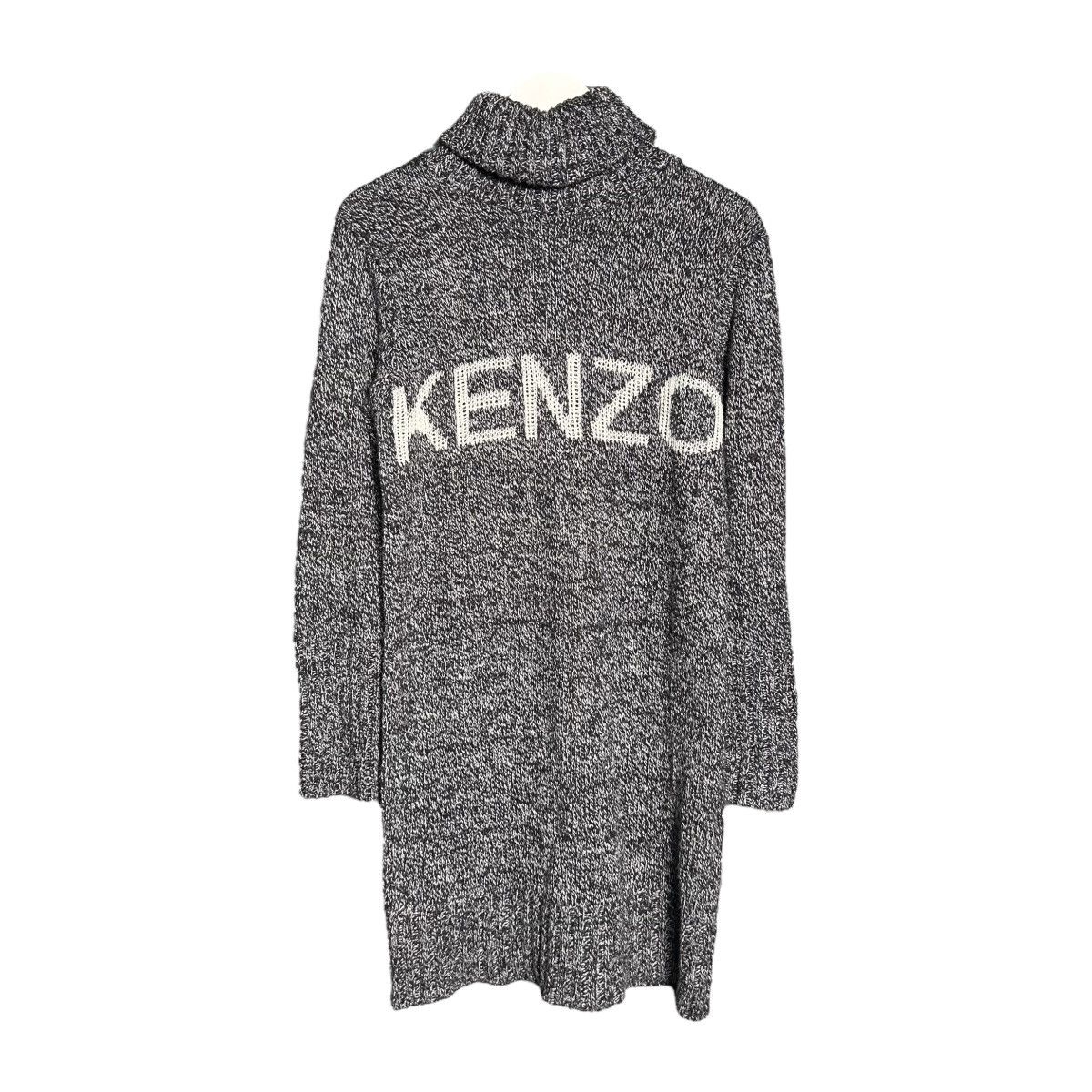 Kenzo Kenzo Big Logo Knit MiNi Dress Size M / US 6-8 / IT 42-44 - 1 Thumbnail