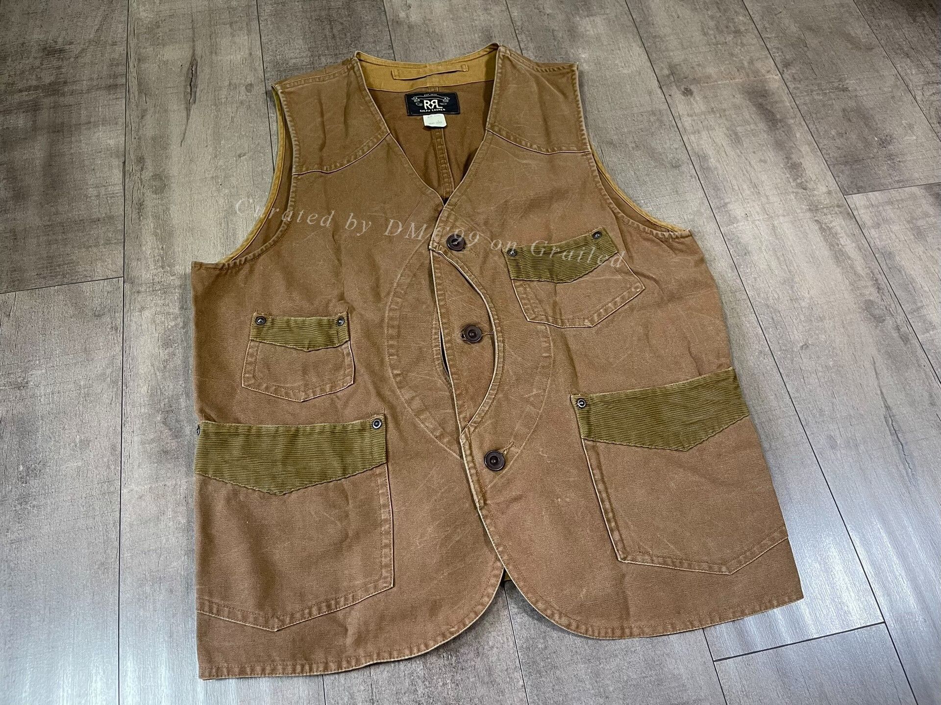 RRL Ralph Lauren RRL Vintage American Workwear Vest Size US S / EU 44-46 / 1 - 1 Thumbnail