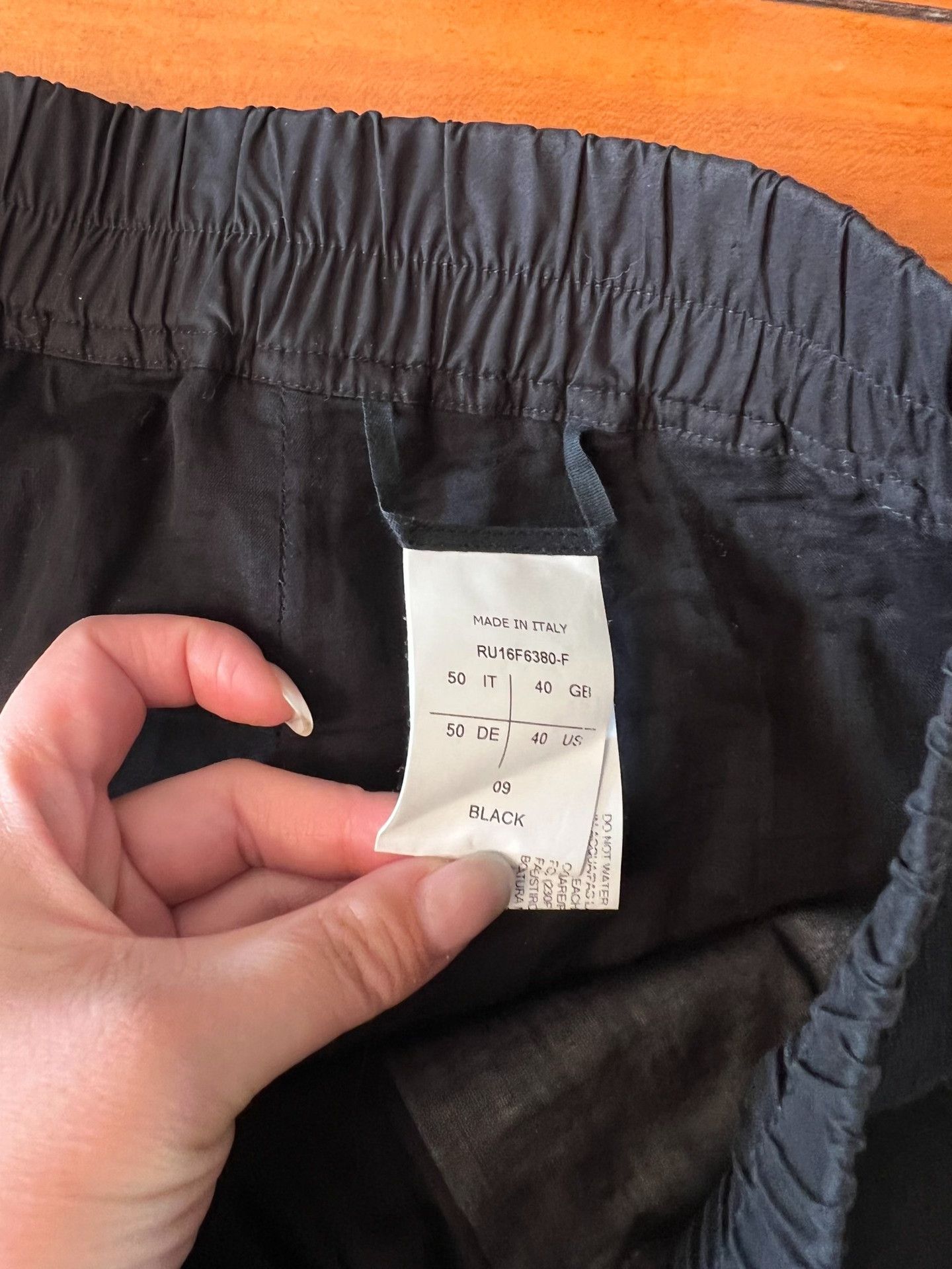 Rick Owens Rick Owens Wool Drawstring Cropped Pants Size US 40 / EU 56 - 4 Thumbnail