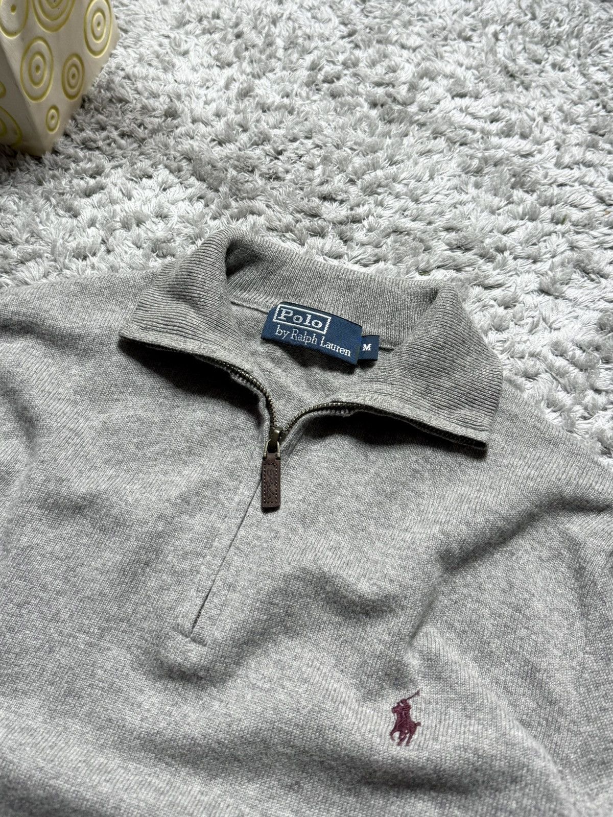 Polo Ralph Lauren 0Os Vintage Ralph Lauren 1/4 zip Luxury Sweatshirt Logo Rare Size US M / EU 48-50 / 2 - 2 Thumbnail