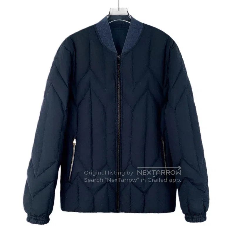 Louis Vuitton Louis Vuitton Dark blue standing collar zipper long sleeve Size US S / EU 44-46 / 1 - 1 Thumbnail