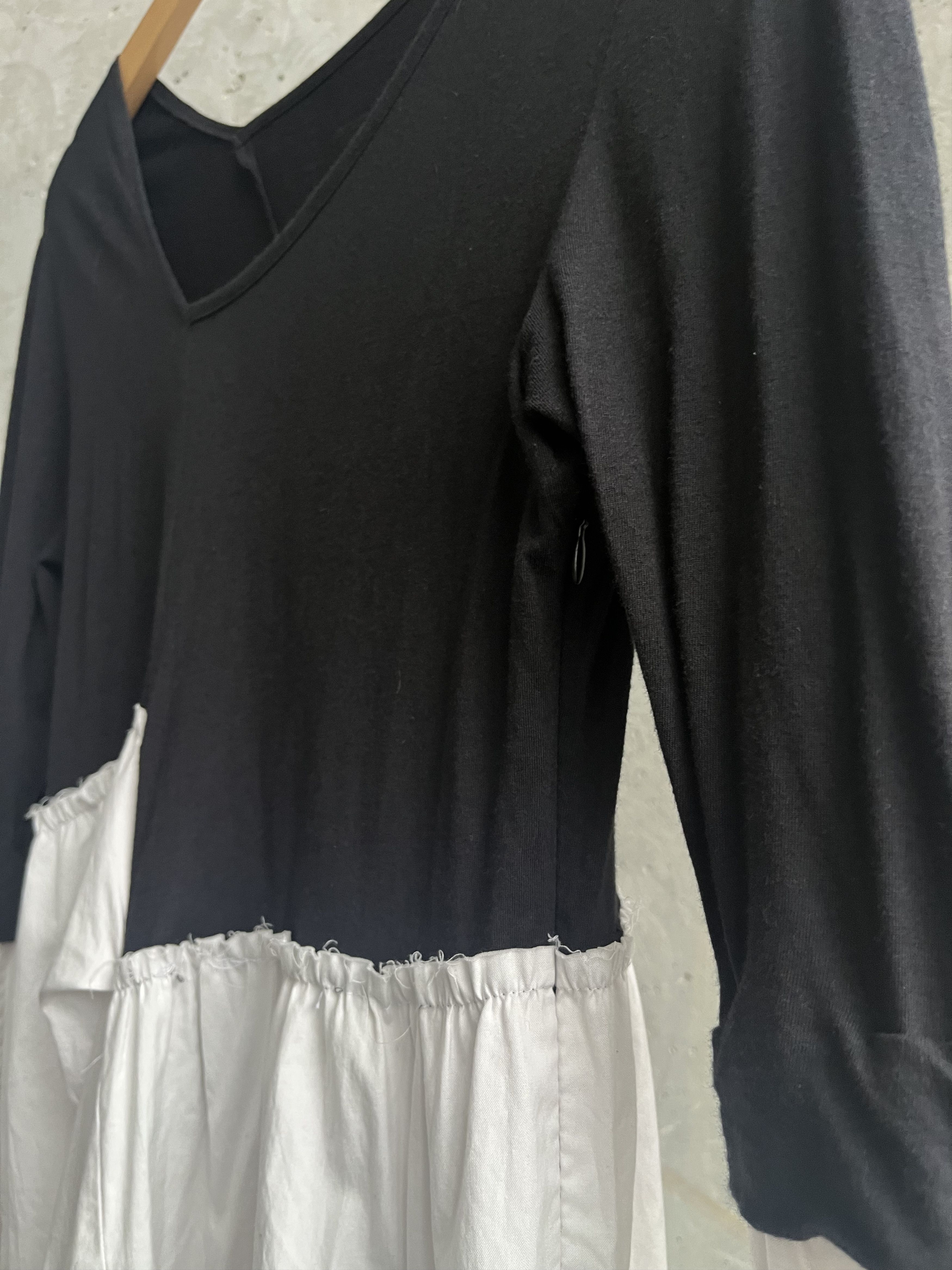 Yohji Yamamoto Y's by Yohji Yamamoto two tone dress Size S / US 4 / IT 40 - 6 Thumbnail