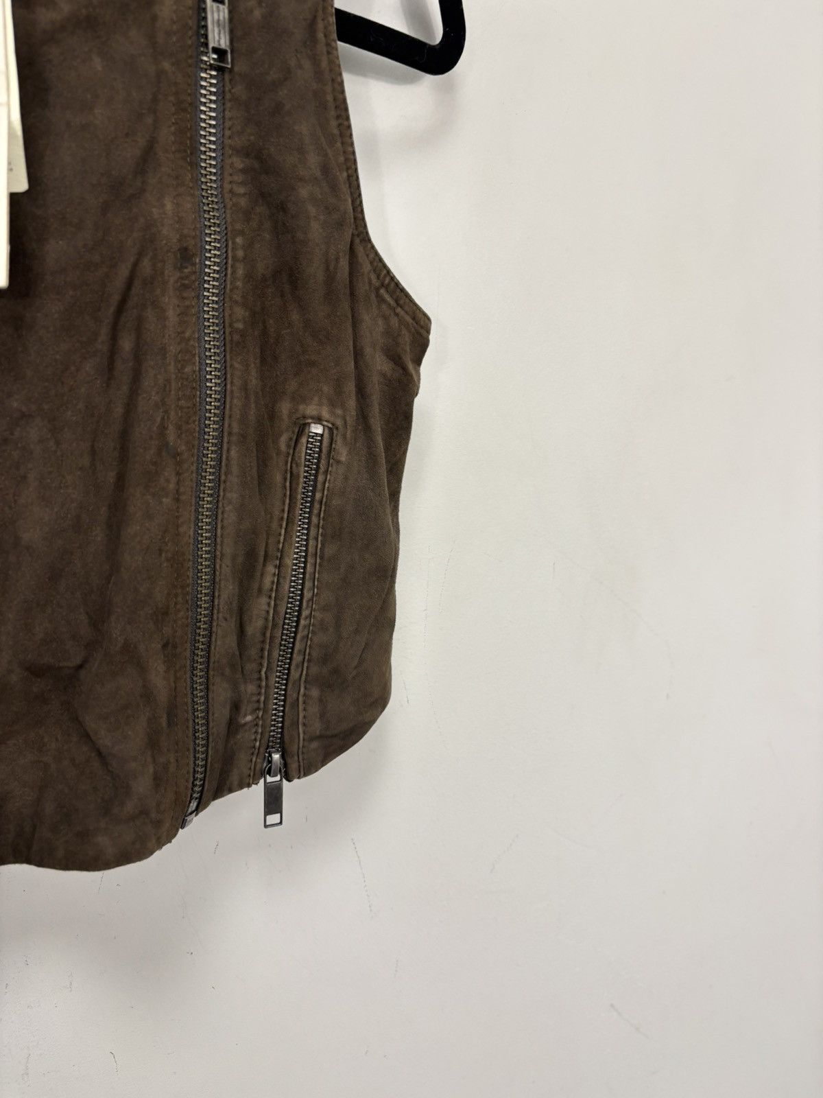 Diesel Diesel L-Zoe NWT Women’s Brown Suede Goat Leather Vest Gilet Size S / US 4 / IT 40 - 5 Thumbnail