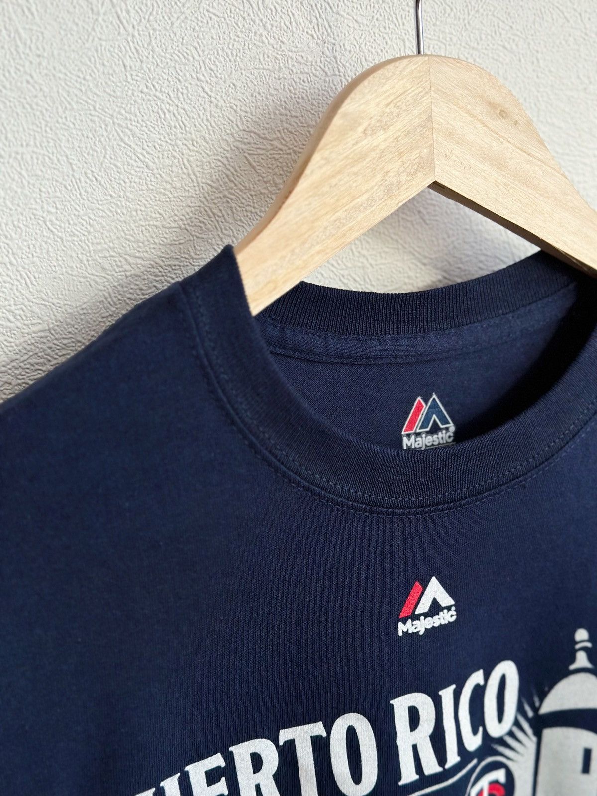 MLB × Majestic × Vintage Majestic MLB Puerto Rico Series T-Shirt Navy Size US M / EU 48-50 / 2 - 9 Thumbnail