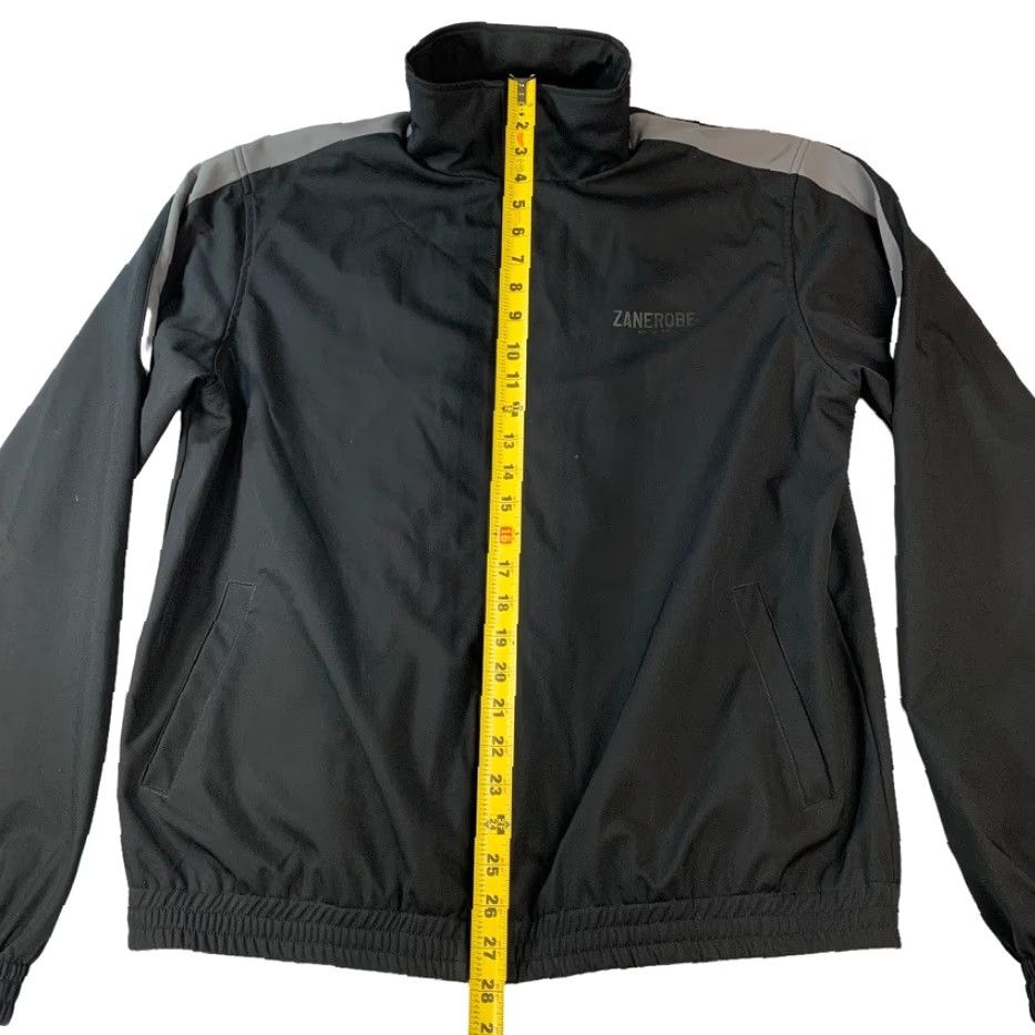 Zanerobe ZANEROBE Performance Track Jacket Black/Gray XL Full Zip Mens Size US XL / EU 56 / 4 - 6 Thumbnail