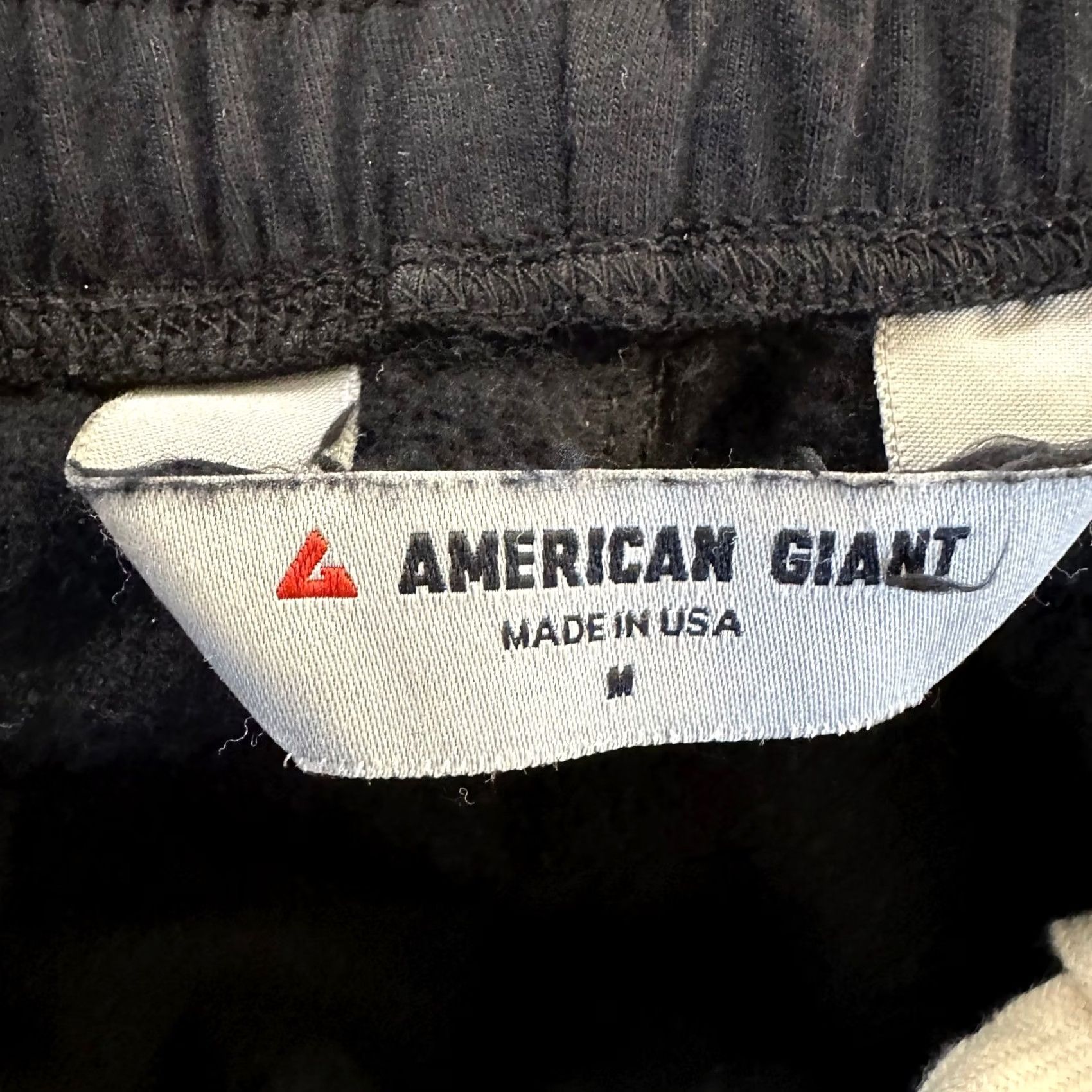 Vintage American Giant Black Fleece Sweatpants Womens Medium Wide Leg Jogger Size 27" / US 4 / IT 40 - 7 Thumbnail