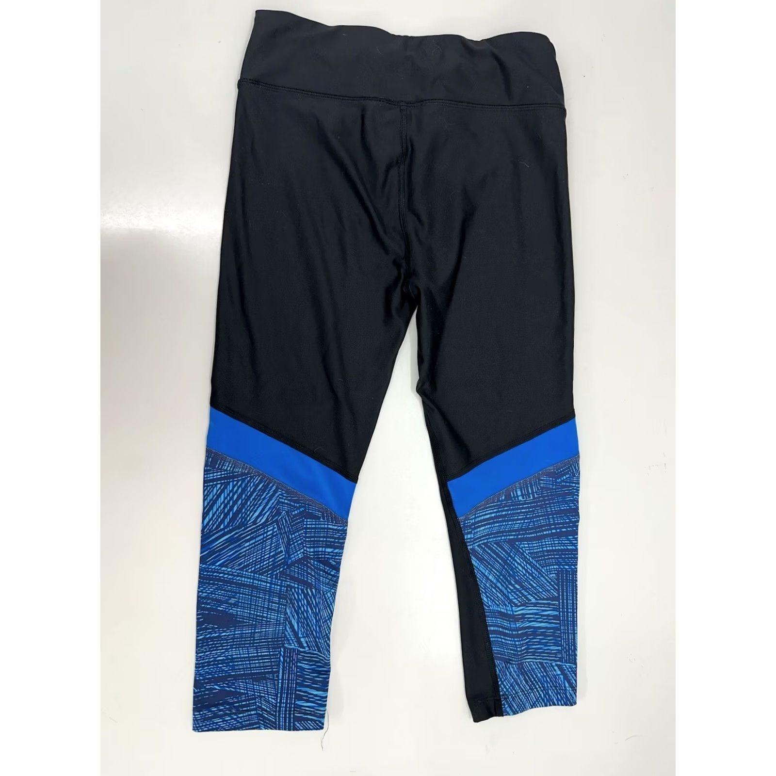 Under Armour Under Armour Womens Capris Size Small Black Blue Compression Legging Heatgear Capris Size 28" / US 6 / IT 42 - 4 Thumbnail