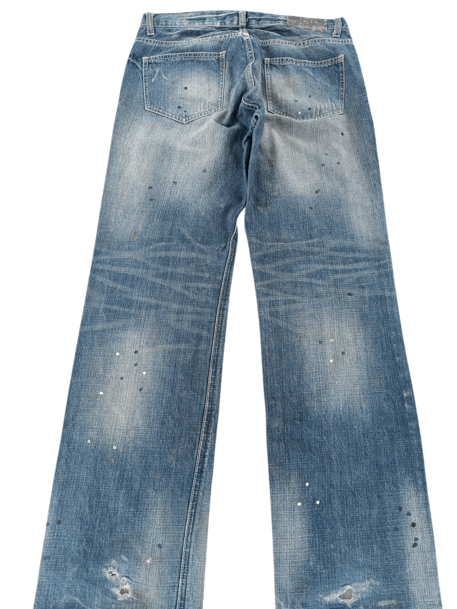If Six Was Nine × Japanese Brand × Jean 🔥 VTG FLARED 🔥 Japanese Nylaus Rare Design Jeans Size US 30 / EU 46 - 4 Thumbnail