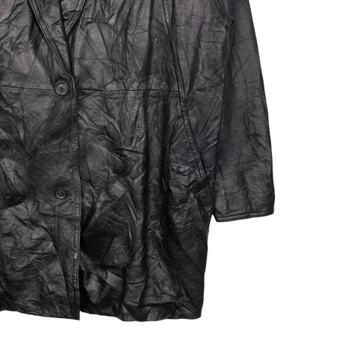 Japanese Brand 🔥VINTAGE BIKER LEATHER JACKET UNKNOWN BRAND ISSEY MIYAKE Size US M / EU 48-50 / 2 - 7 Thumbnail