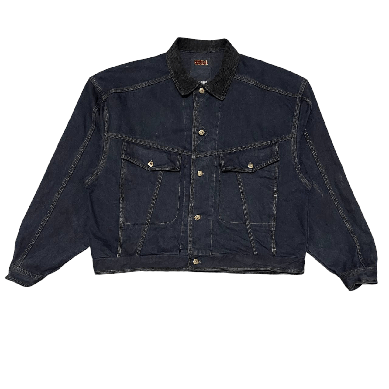 French Connection Vintage French Connection Trucker Work Jacket Canvas Size US M / EU 48-50 / 2 - 1 Thumbnail