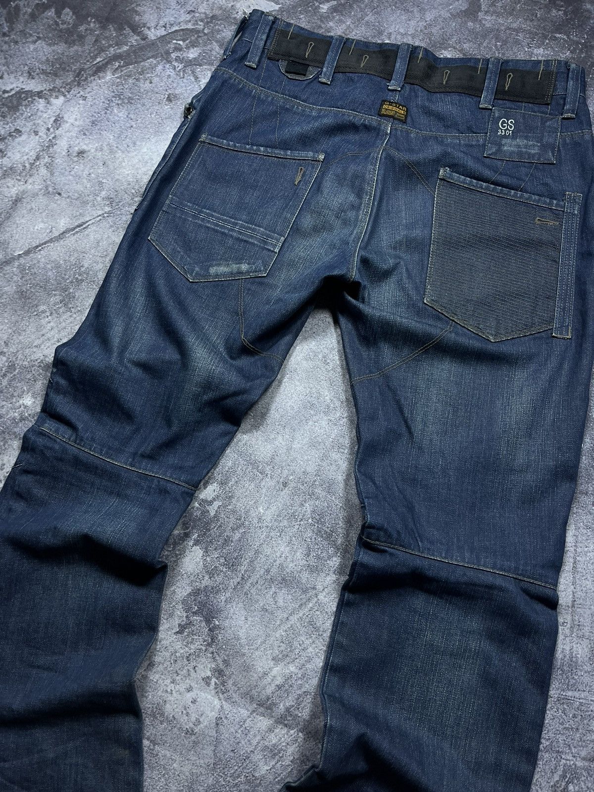 G-Star G-Star RAW Jeans Denim Vintage Streetwear Y2K Big Logo Size US 33 - 8 Thumbnail