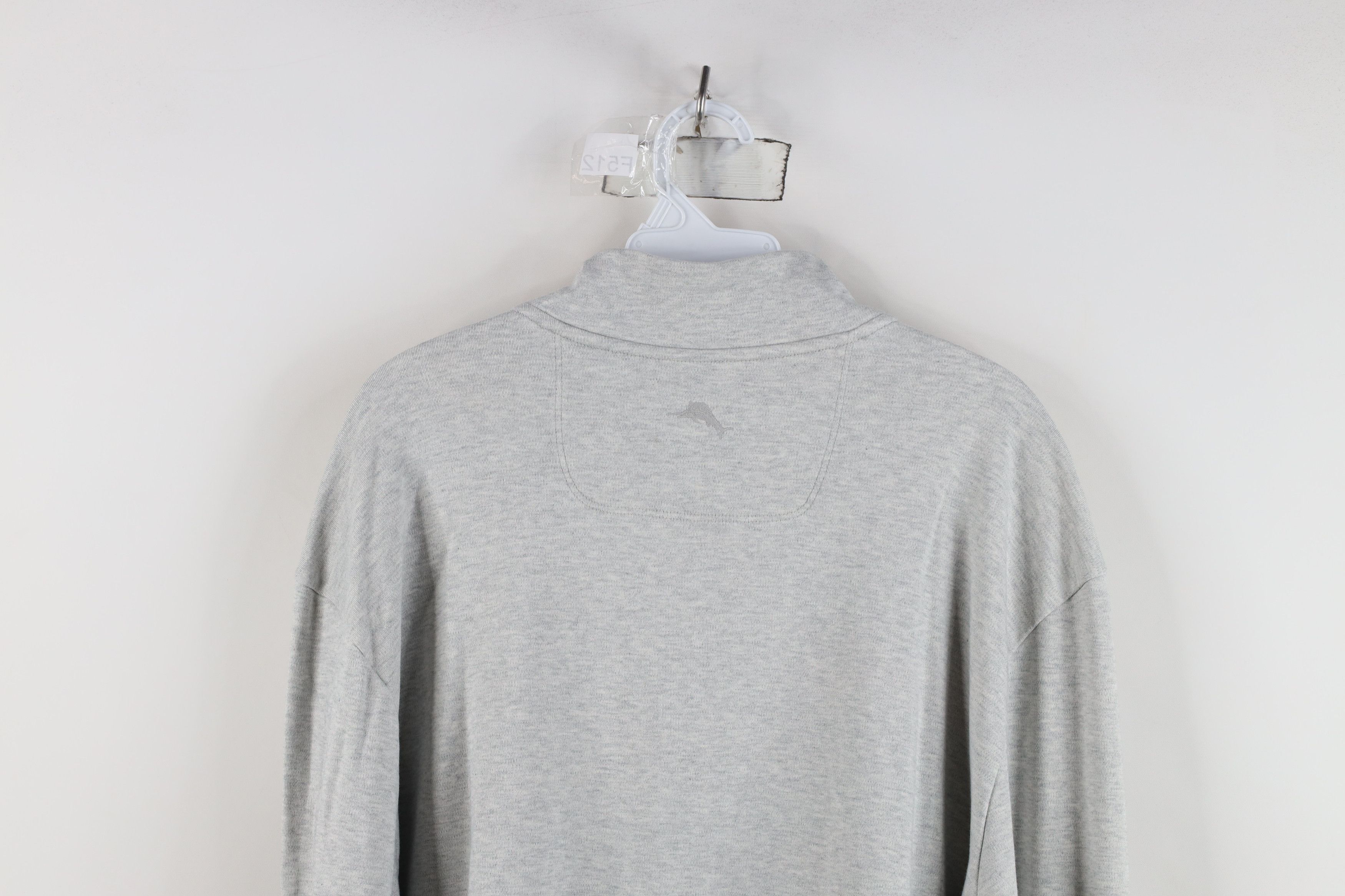 Tommy Bahama Tommy Bahama Knit Half Zip Pullover Sweater Heather Gray Size US XXL / EU 58 / 5 - 13 Thumbnail