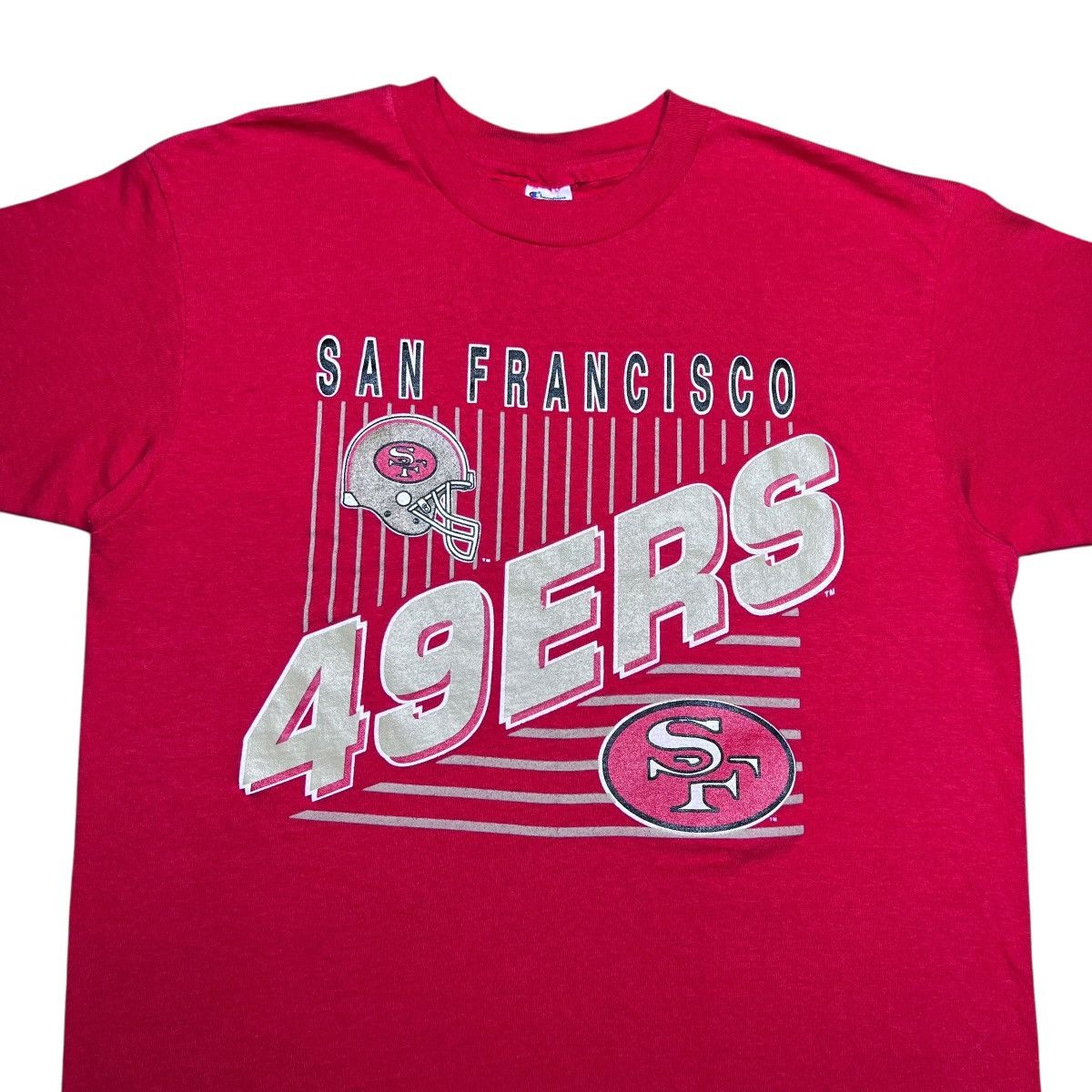 Champion 1980s NFL San Francisco 49ers Spell Out Champion Graphic Tee Size US L / EU 52-54 / 3 - 5 Thumbnail